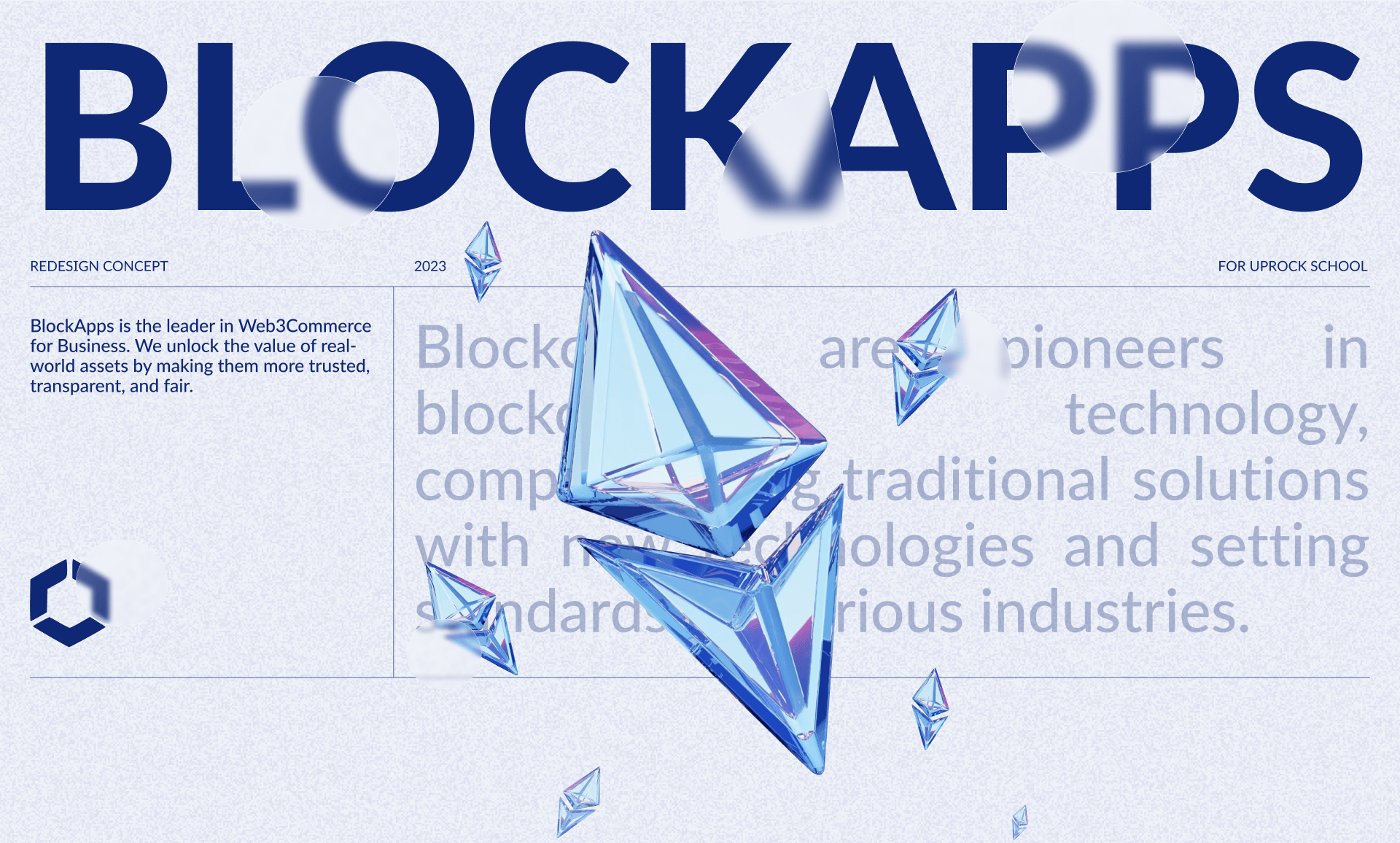 Redesign corporate website | BLOCKAPPS — Изображение №1 — Интерфейсы на Dprofile