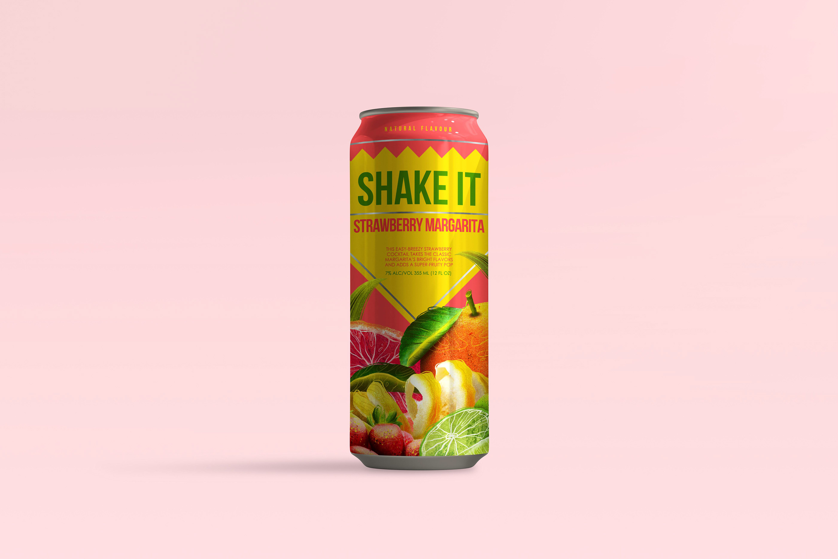 SHAKE IT | Fruit cocktails | Packaging — Изображение №30 — Брендинг, Иллюстрация на Dprofile