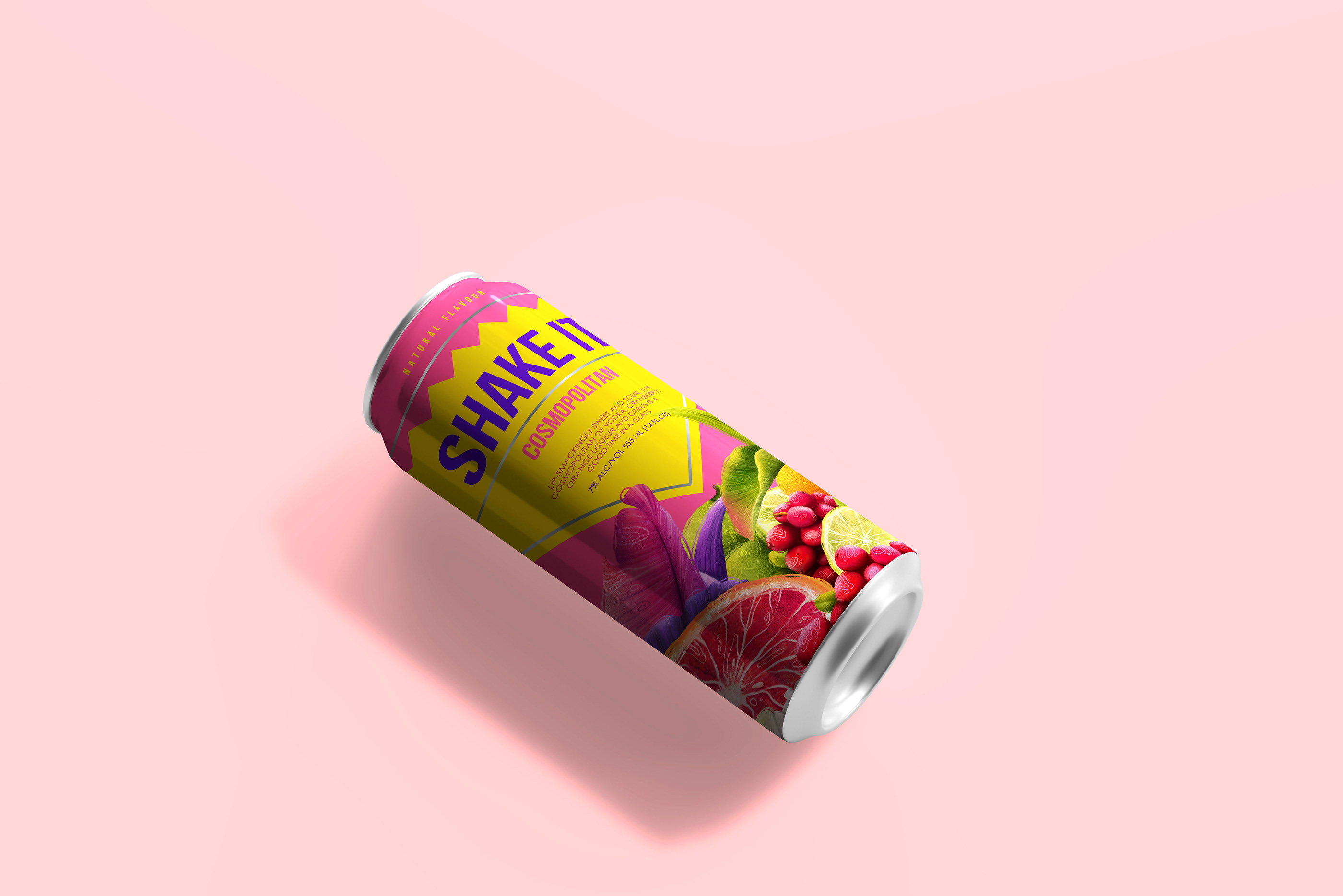 SHAKE IT | Fruit cocktails | Packaging — Изображение №16 — Брендинг, Иллюстрация на Dprofile