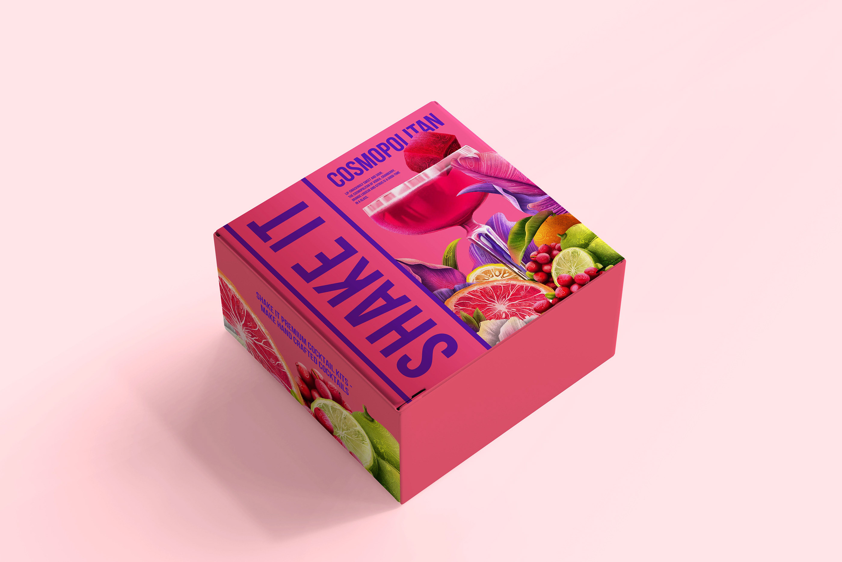 SHAKE IT | Fruit cocktails | Packaging — Изображение №15 — Брендинг, Иллюстрация на Dprofile