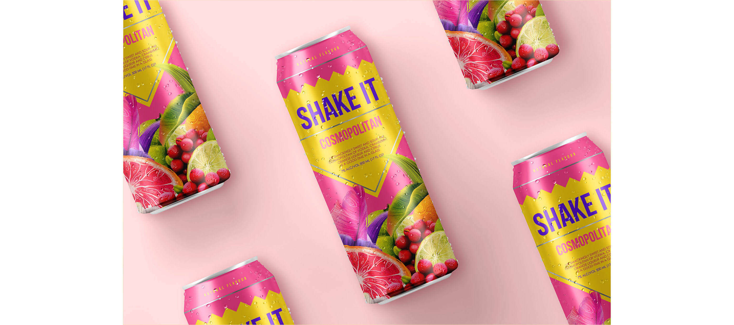 SHAKE IT | Fruit cocktails | Packaging — Изображение №14 — Брендинг, Иллюстрация на Dprofile
