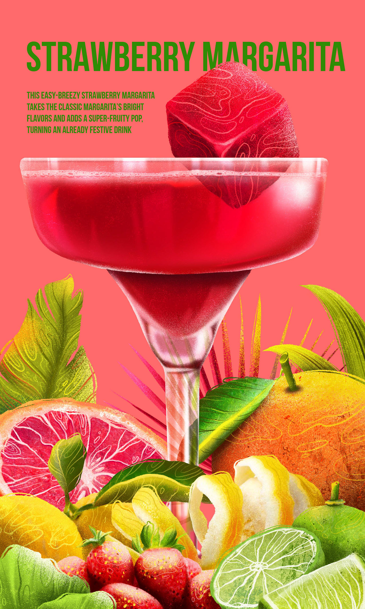 SHAKE IT | Fruit cocktails | Packaging — Изображение №36 — Брендинг, Иллюстрация на Dprofile