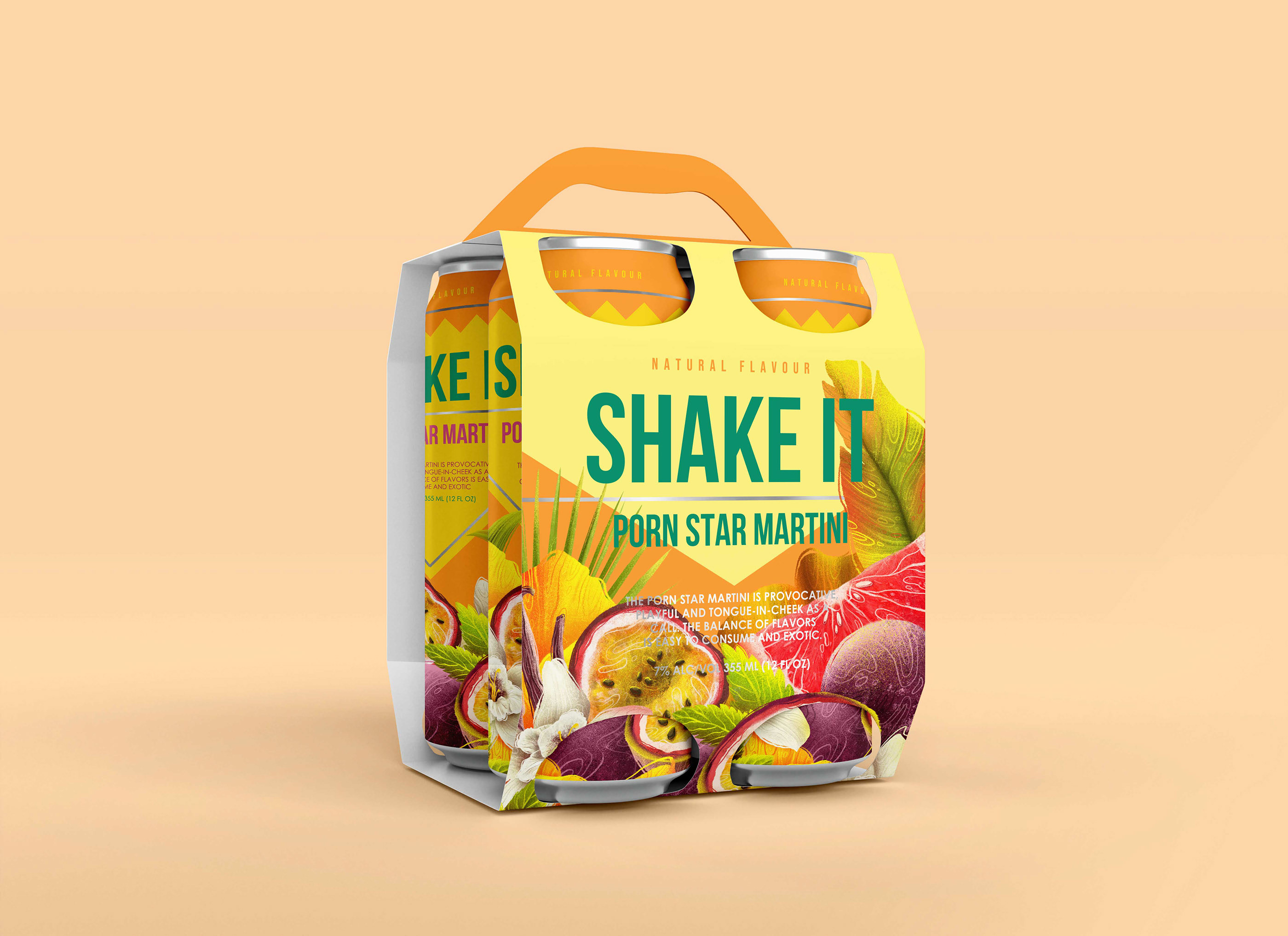 SHAKE IT | Fruit cocktails | Packaging — Изображение №22 — Брендинг, Иллюстрация на Dprofile
