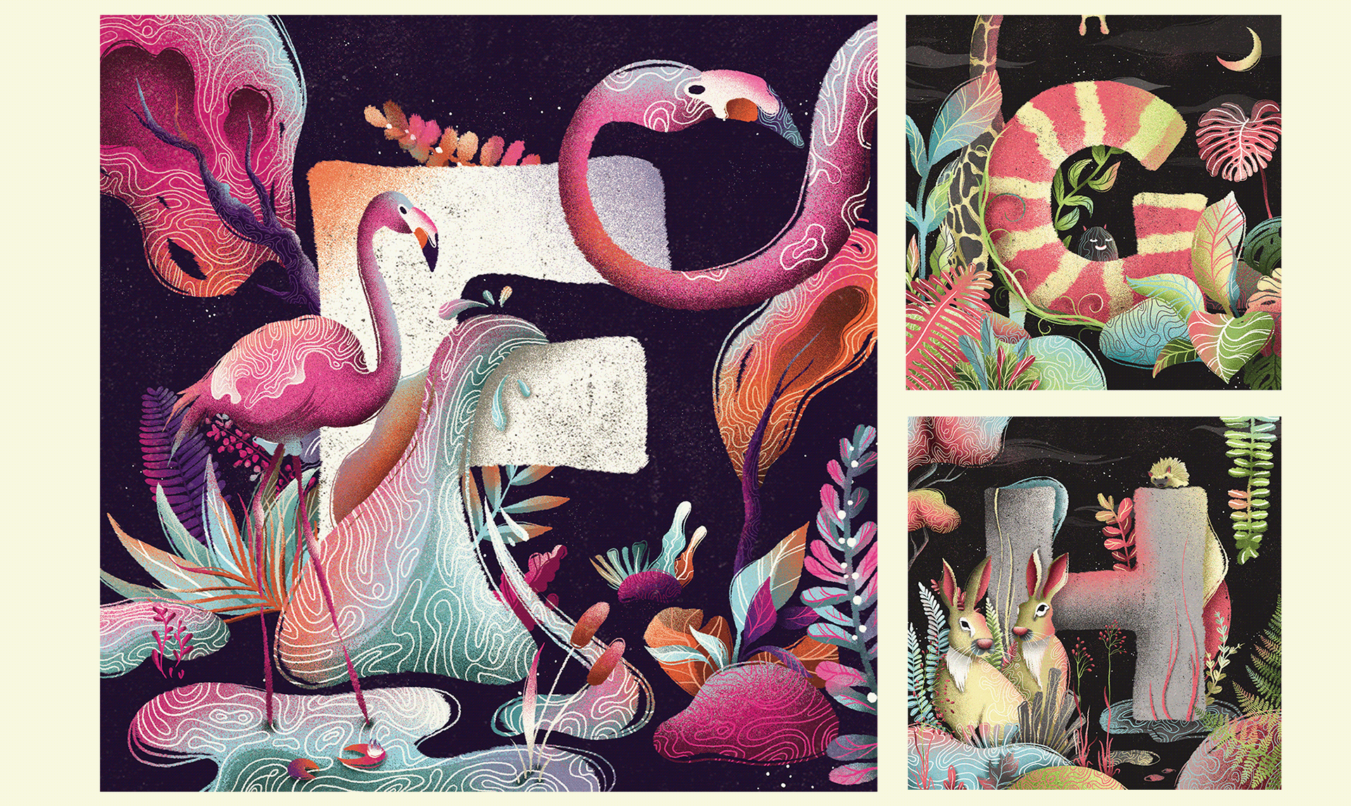 36 DAYS OF TYPE | Alphabet illustration — Изображение №5 — Иллюстрация, Графика на Dprofile