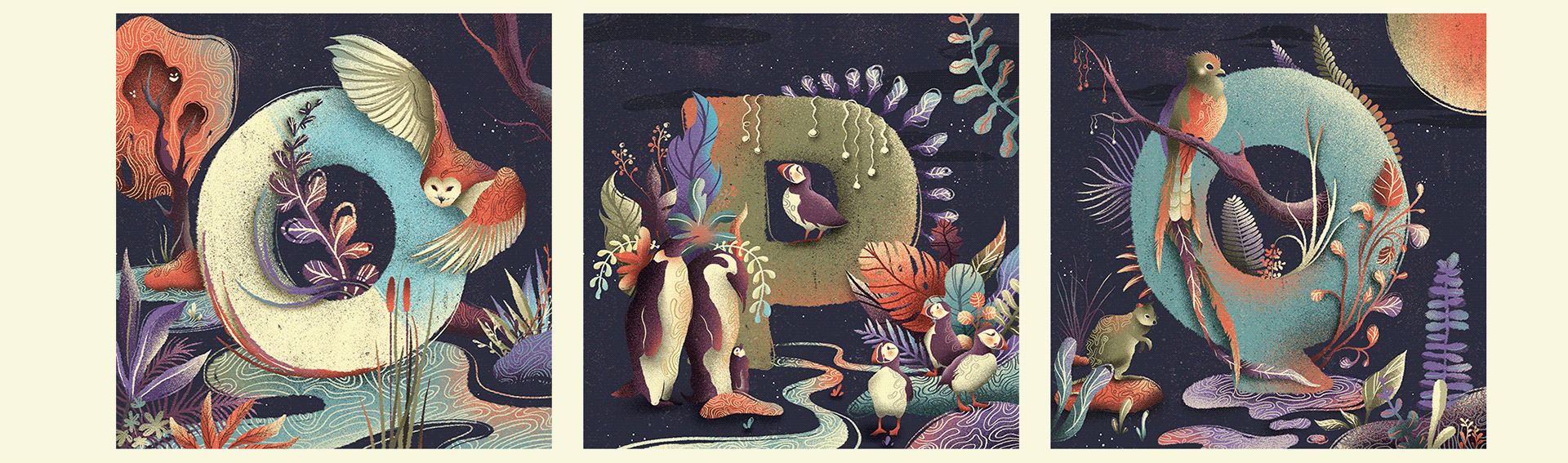36 DAYS OF TYPE | Alphabet illustration — Изображение №8 — Иллюстрация, Графика на Dprofile