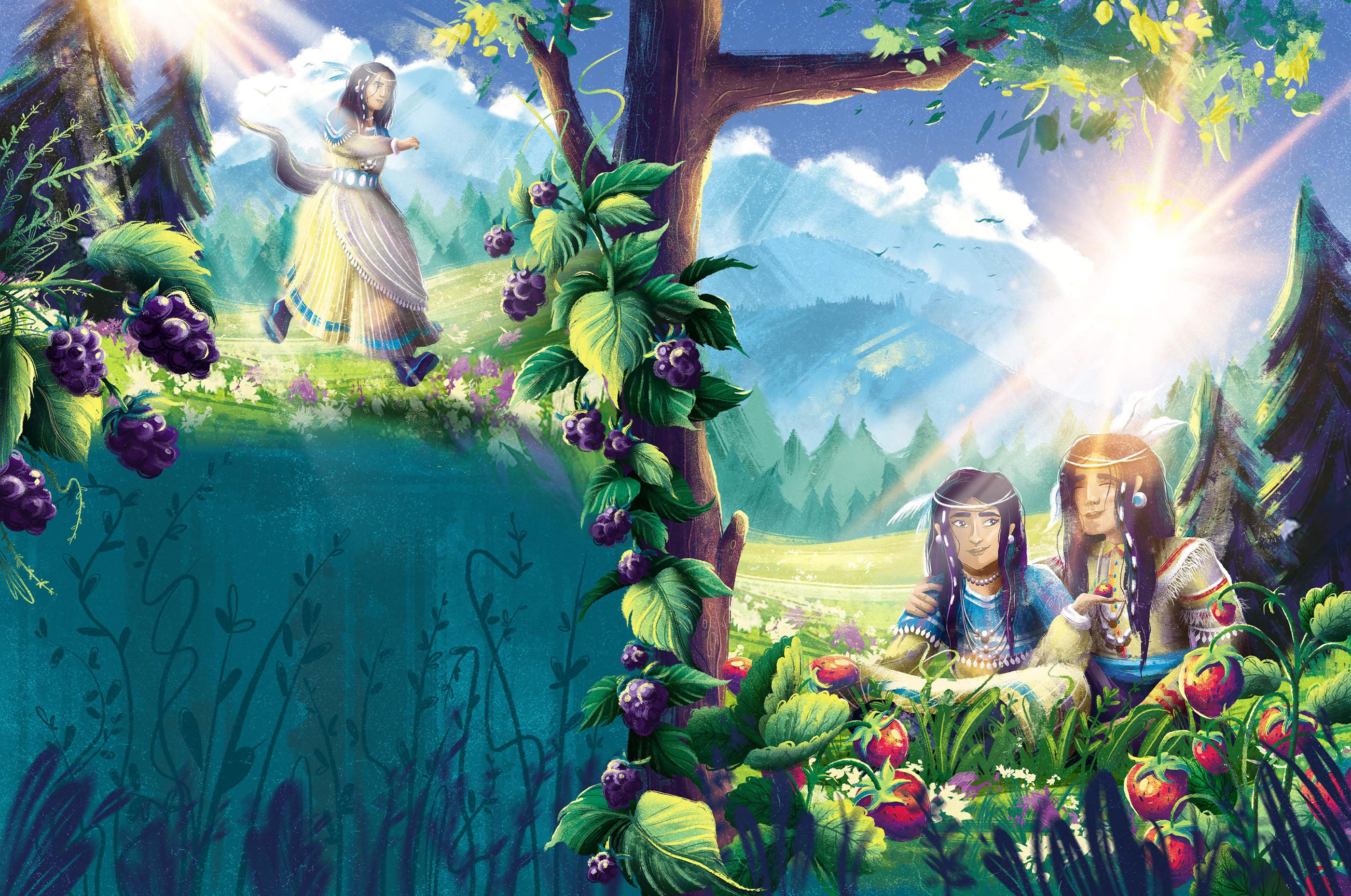 The First Strawberry | Storytime Magazine — Изображение №6 — Иллюстрация, Маркетинг на Dprofile