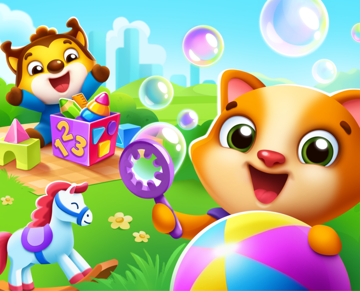 AMAYA SOFT | Мобильные игры для детей — Интерфейсы, Иллюстрация на Dprofile