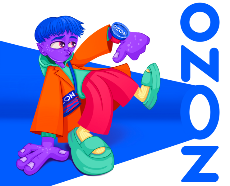 Дизайн персонажей для конкурса Ozon — Иллюстрация на Dprofile