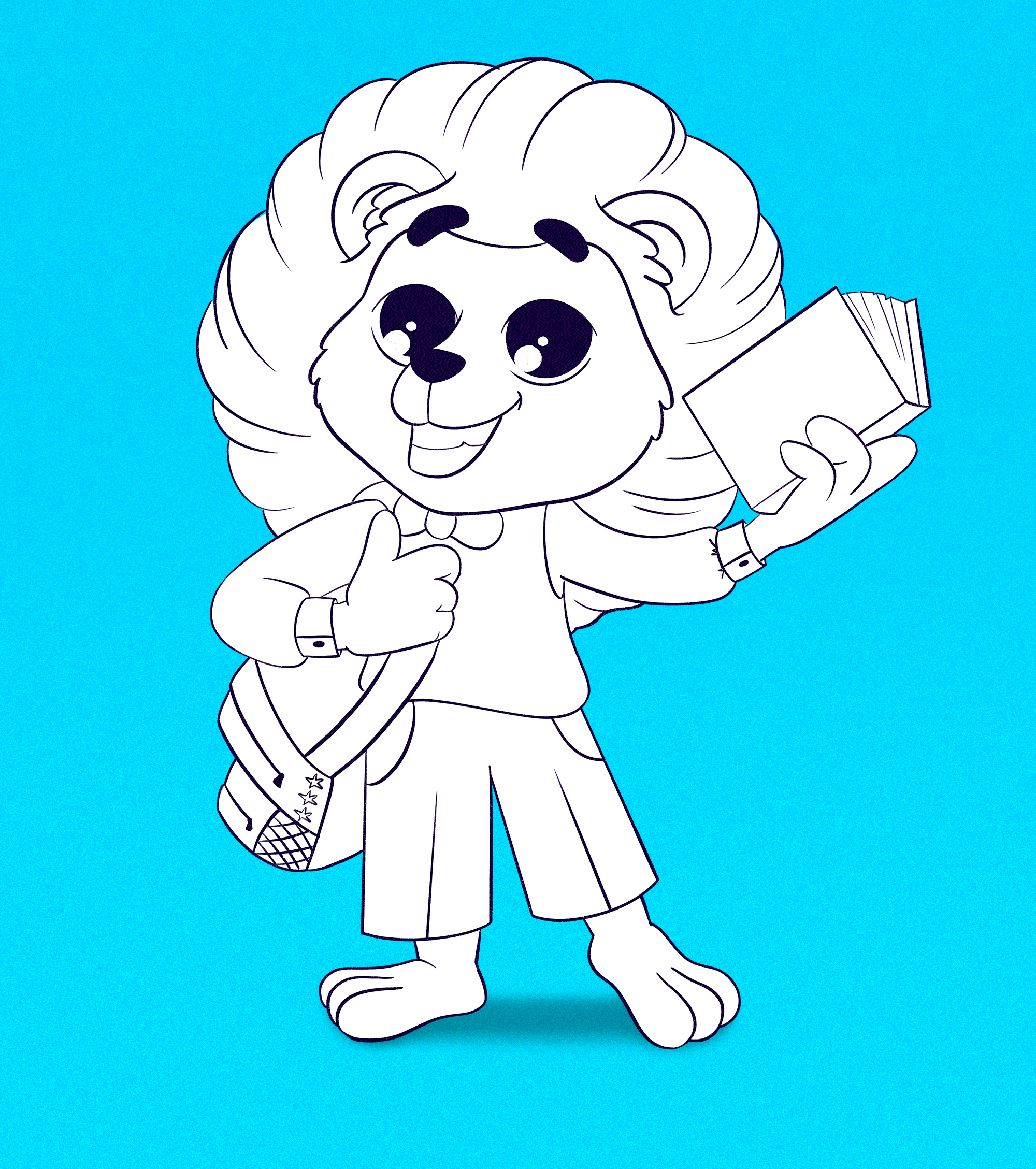 Маскот для детской школы — Изображение №4 — Брендинг, Иллюстрация на Dprofile