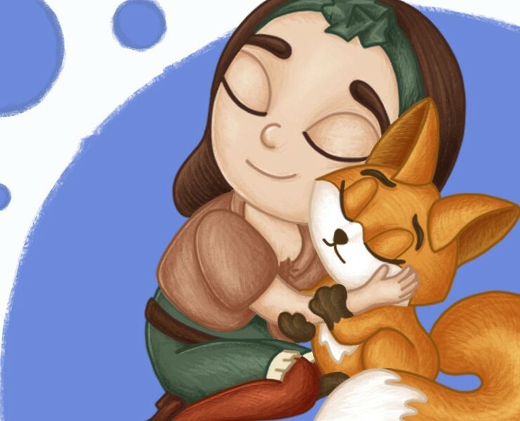 Friends of Nature Children's Club identity personage — Брендинг, Иллюстрация на Dprofile