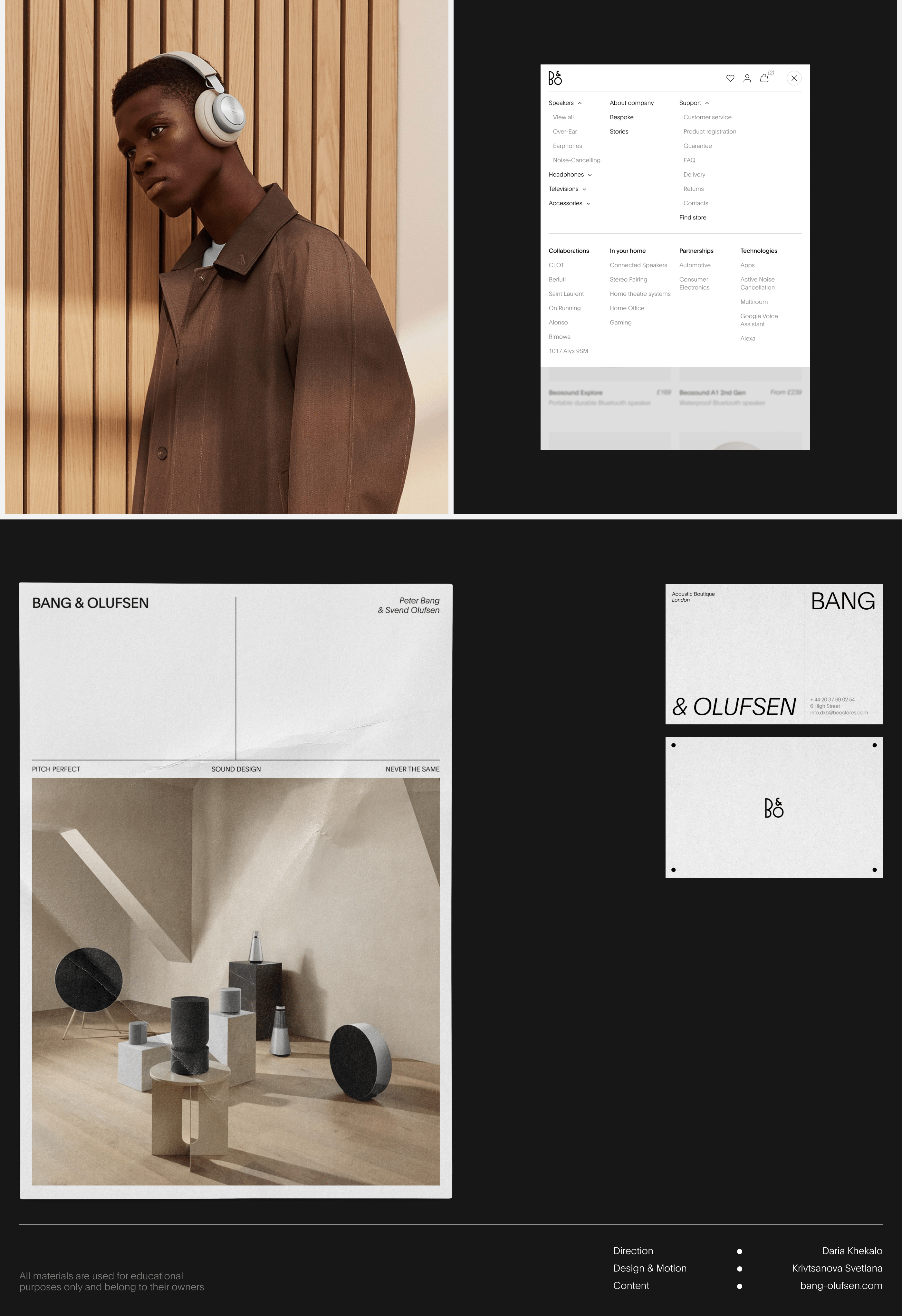 Bang&Olufsen | E-commerce redesign — Изображение №17 — Интерфейсы, Графика на Dprofile
