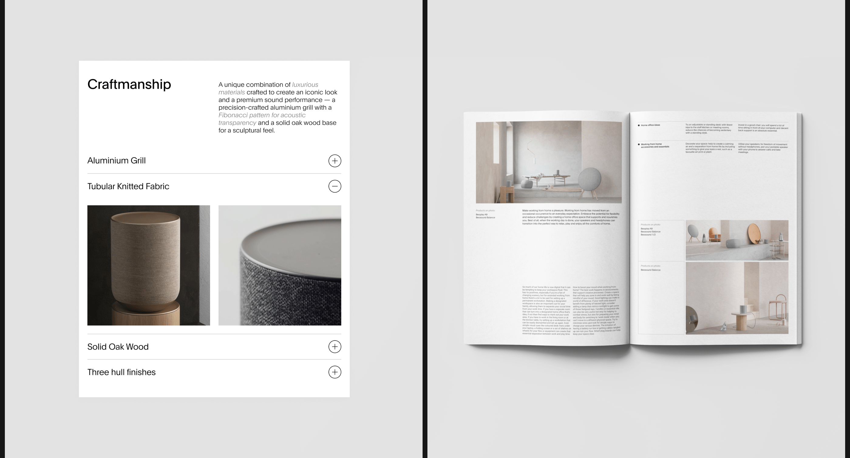 Bang&Olufsen | E-commerce redesign — Изображение №10 — Интерфейсы, Графика на Dprofile