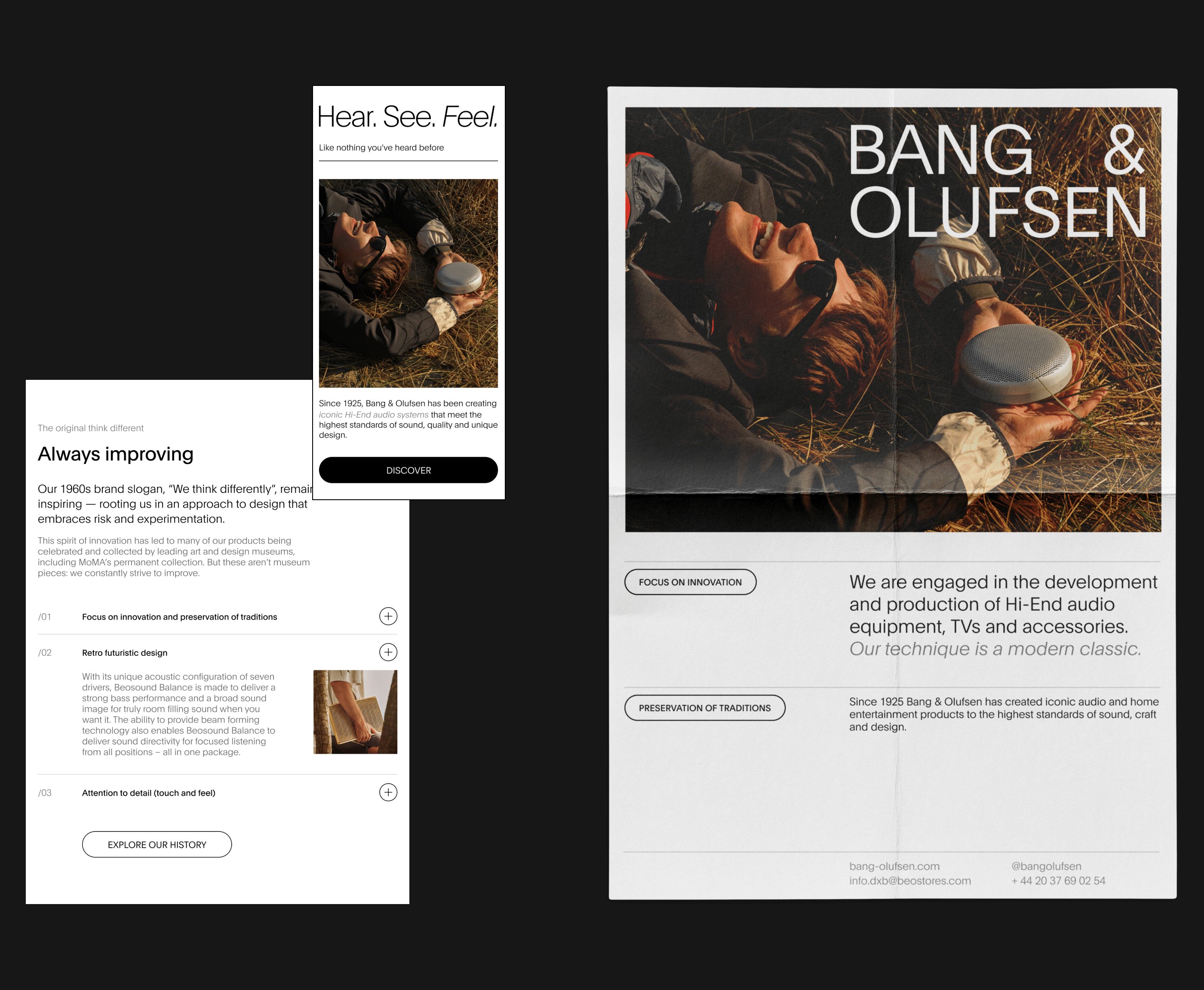 Bang&Olufsen | E-commerce redesign — Изображение №4 — Интерфейсы, Графика на Dprofile