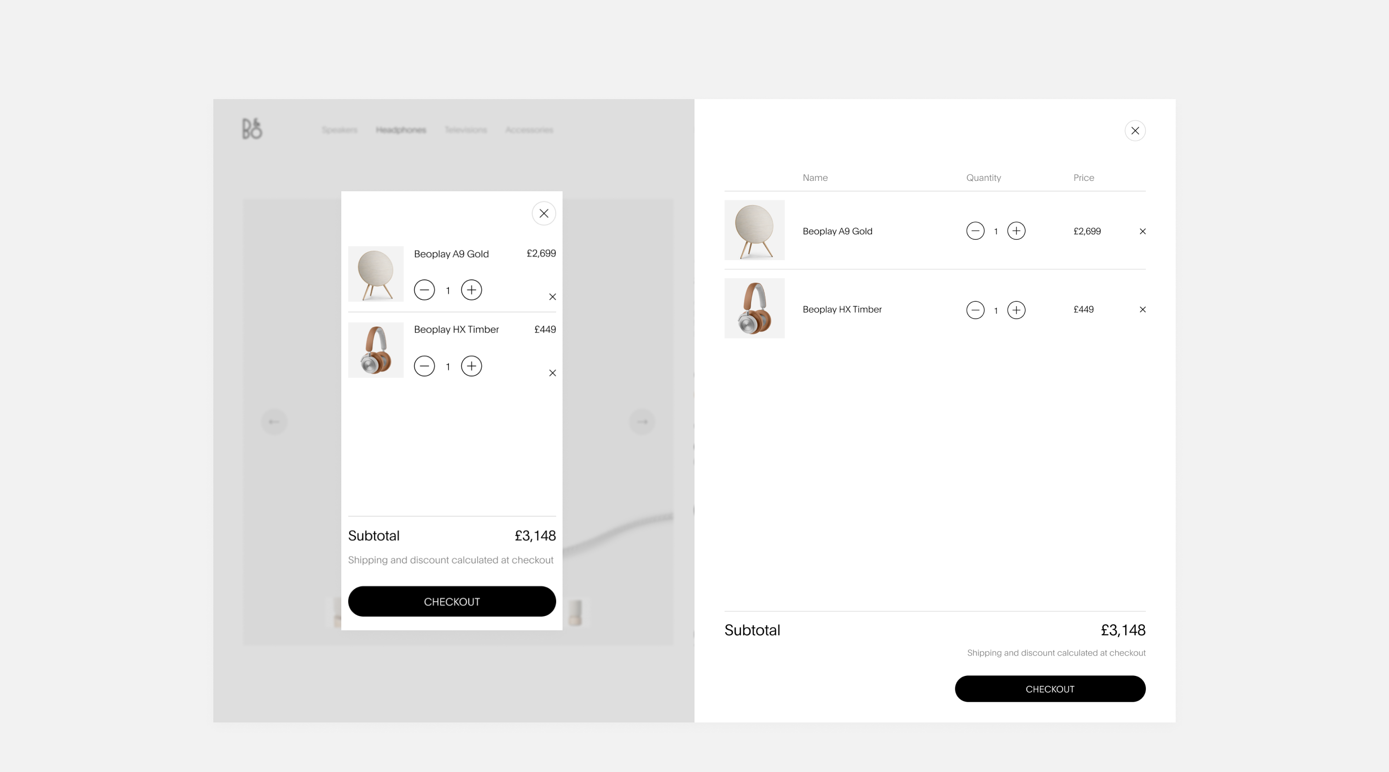 Bang&Olufsen | E-commerce redesign — Изображение №15 — Интерфейсы, Графика на Dprofile