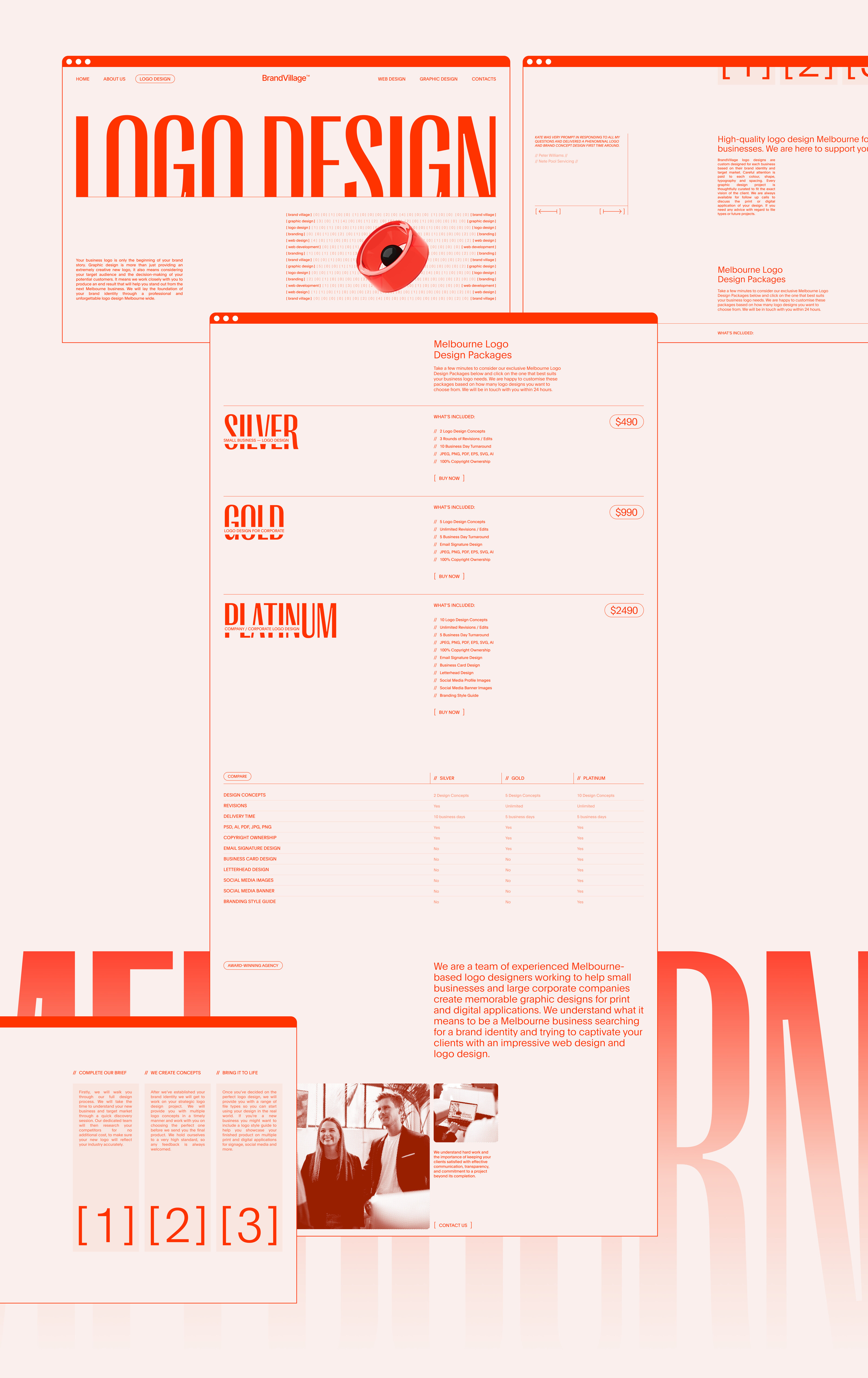Brand Village | digital agency redesign — Изображение №12 — Интерфейсы, Брендинг на Dprofile