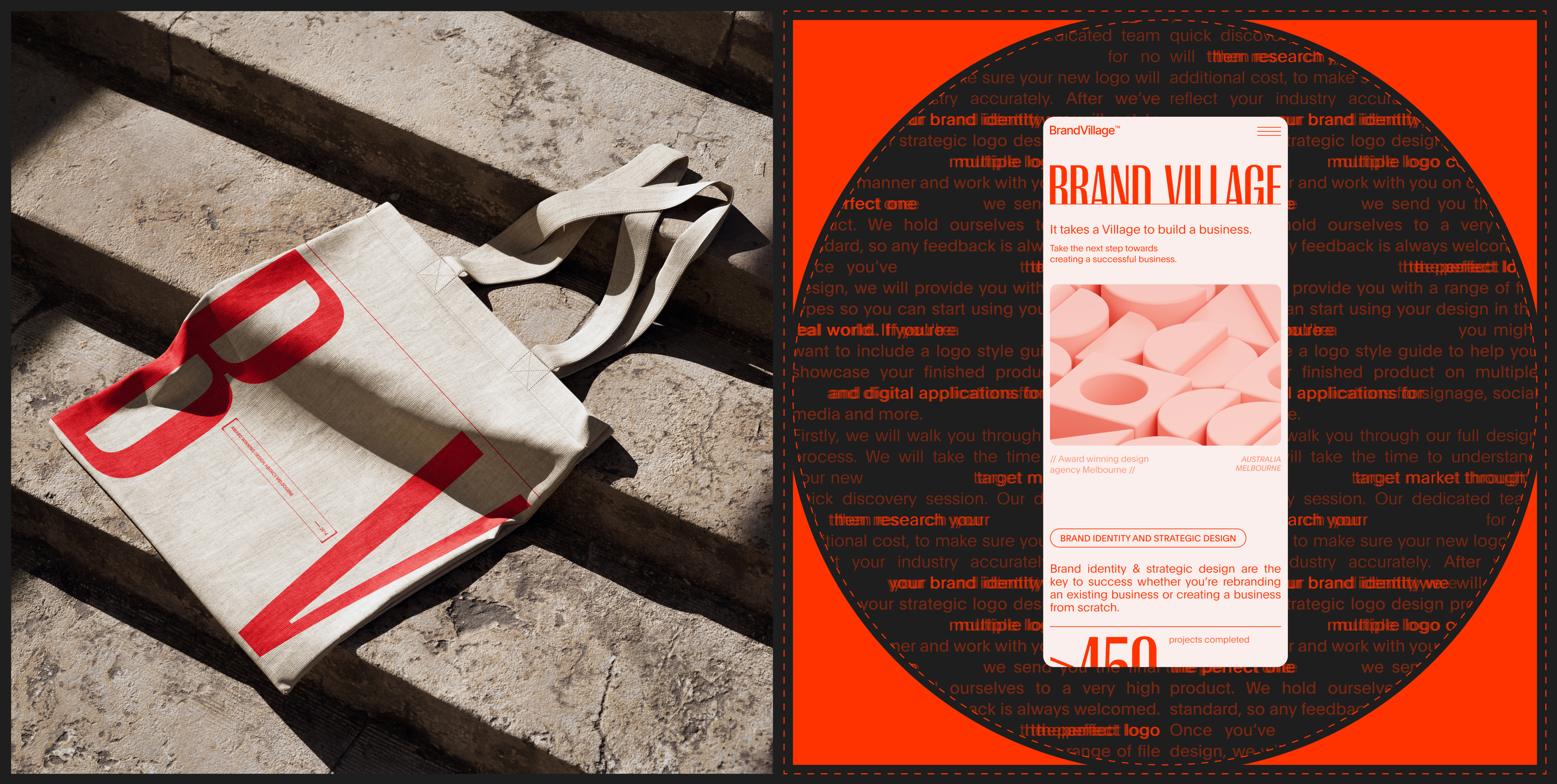 Brand Village | digital agency redesign — Изображение №2 — Интерфейсы, Брендинг на Dprofile