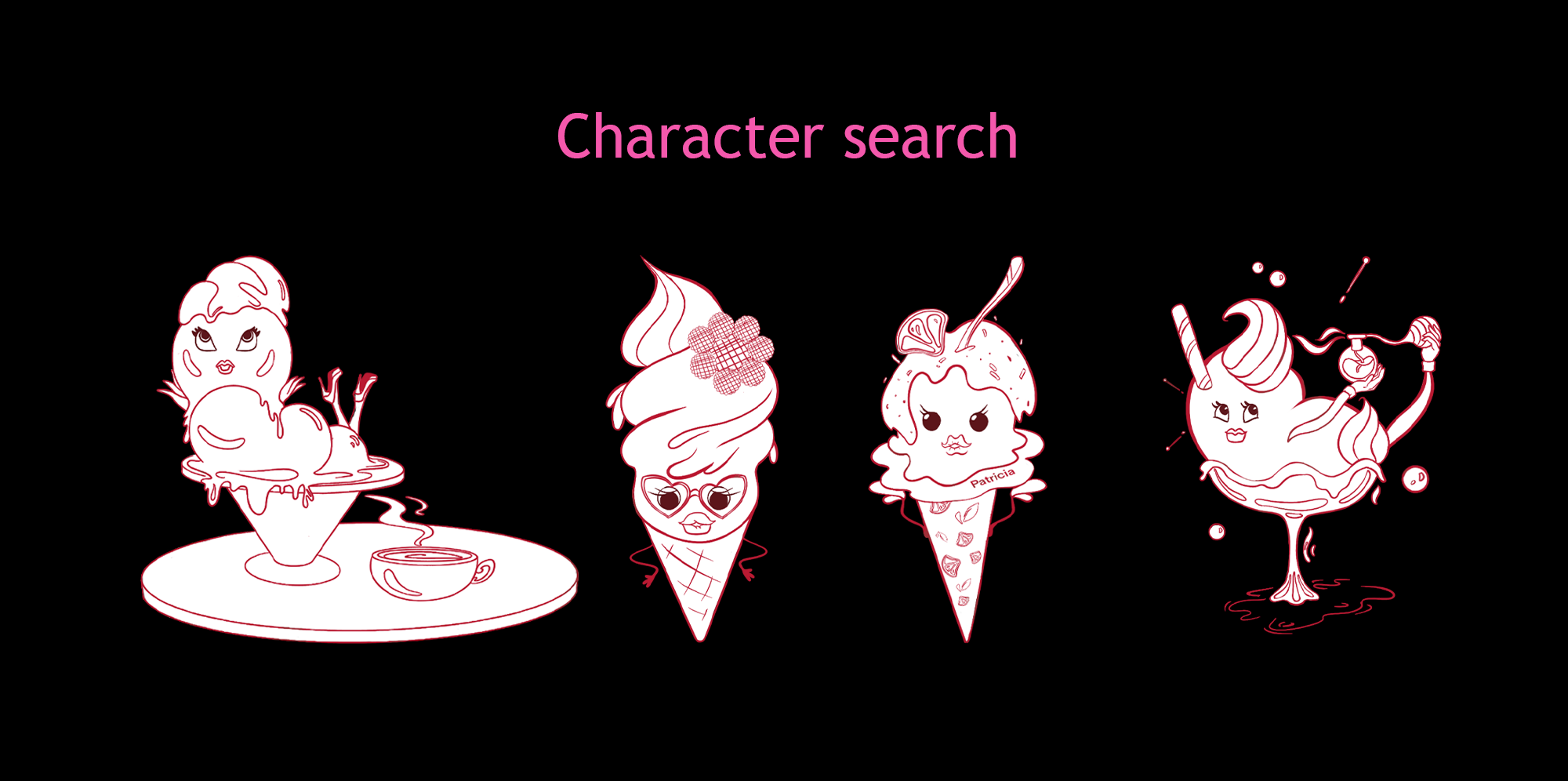 Gelateria "Patricia" — Изображение №2 — Брендинг, Иллюстрация на Dprofile