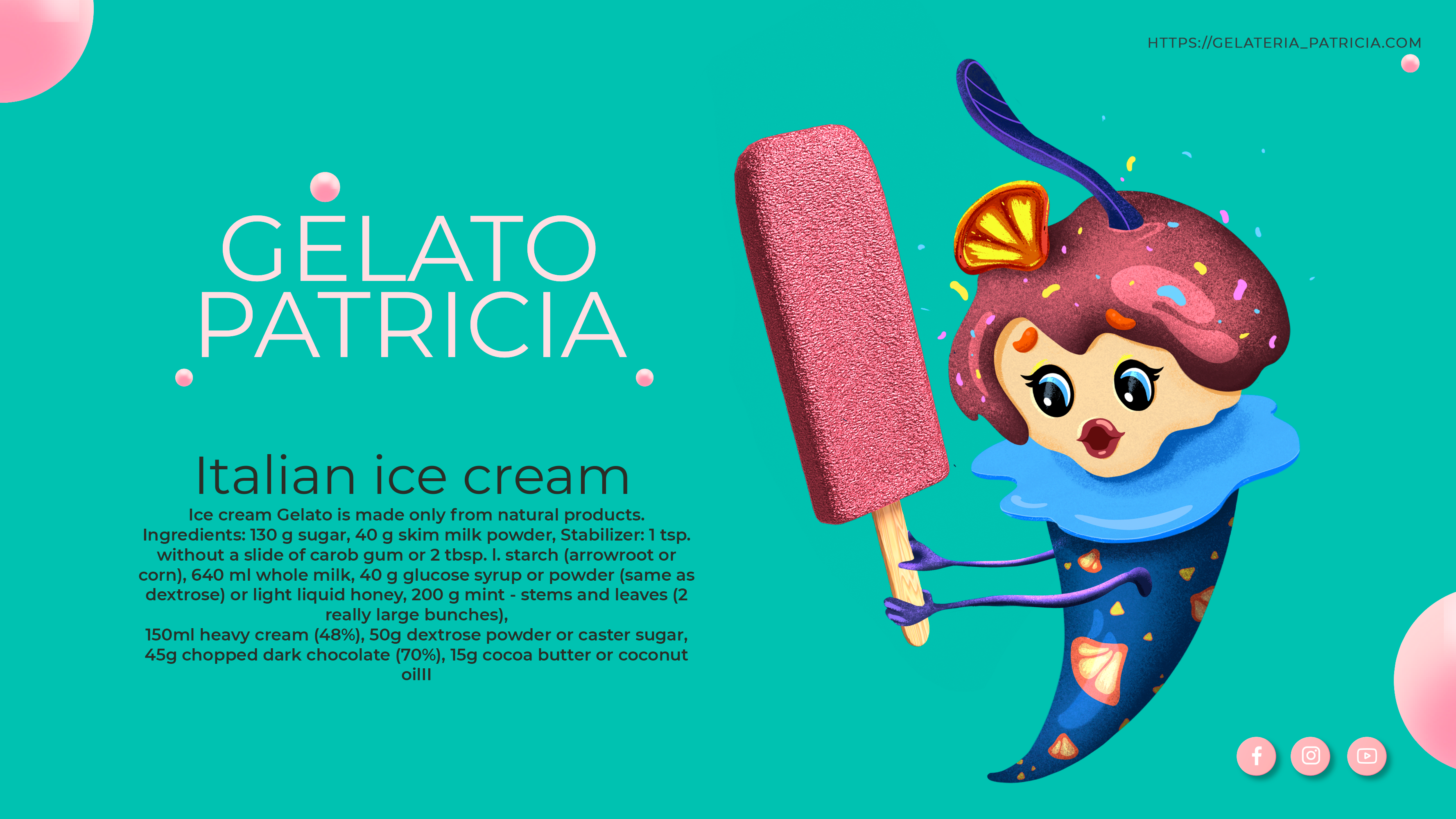 Gelateria "Patricia" — Изображение №6 — Брендинг, Иллюстрация на Dprofile
