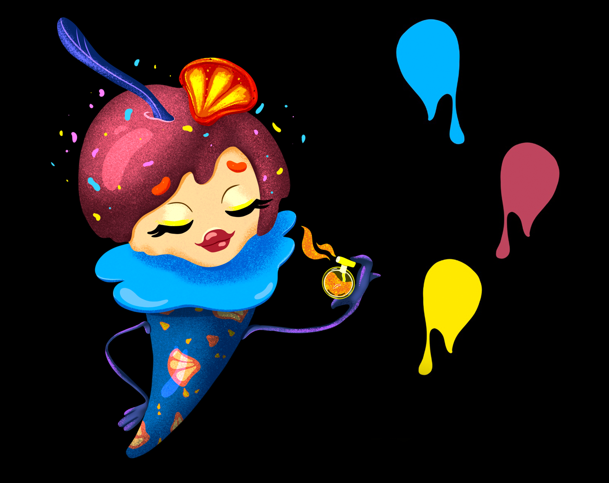 Gelateria "Patricia" — Изображение №3 — Брендинг, Иллюстрация на Dprofile