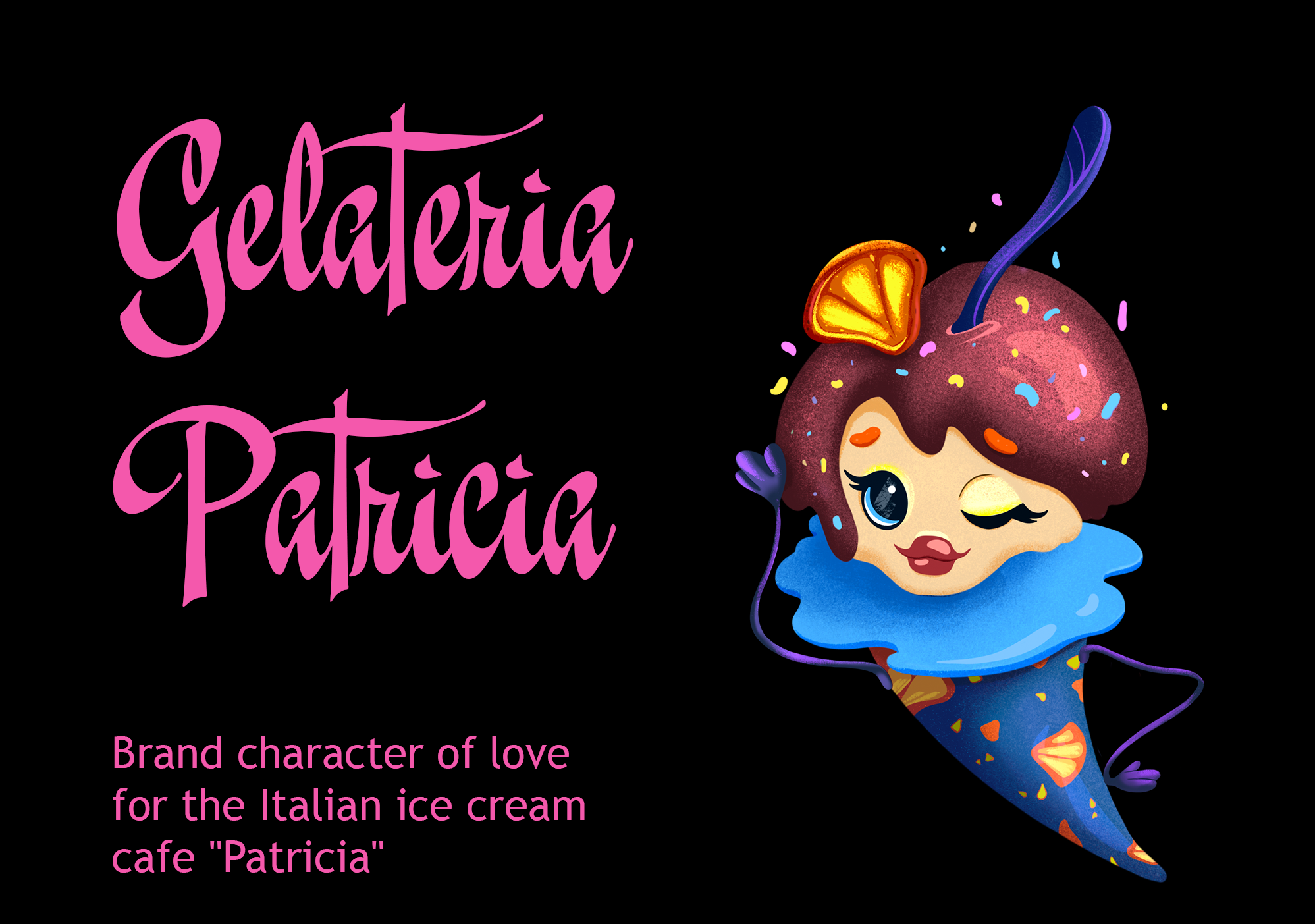 Gelateria "Patricia" — Изображение №1 — Брендинг, Иллюстрация на Dprofile