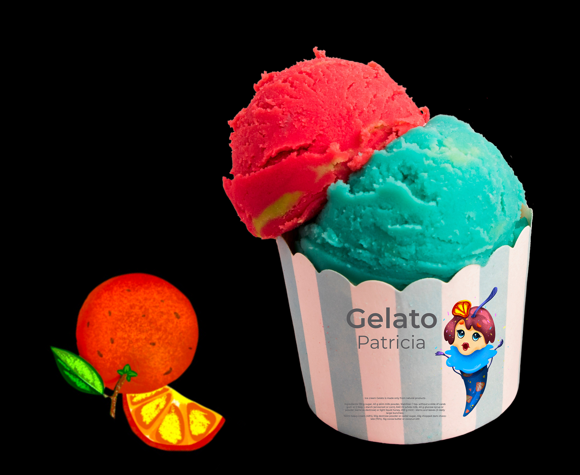 Gelateria "Patricia" — Изображение №10 — Брендинг, Иллюстрация на Dprofile