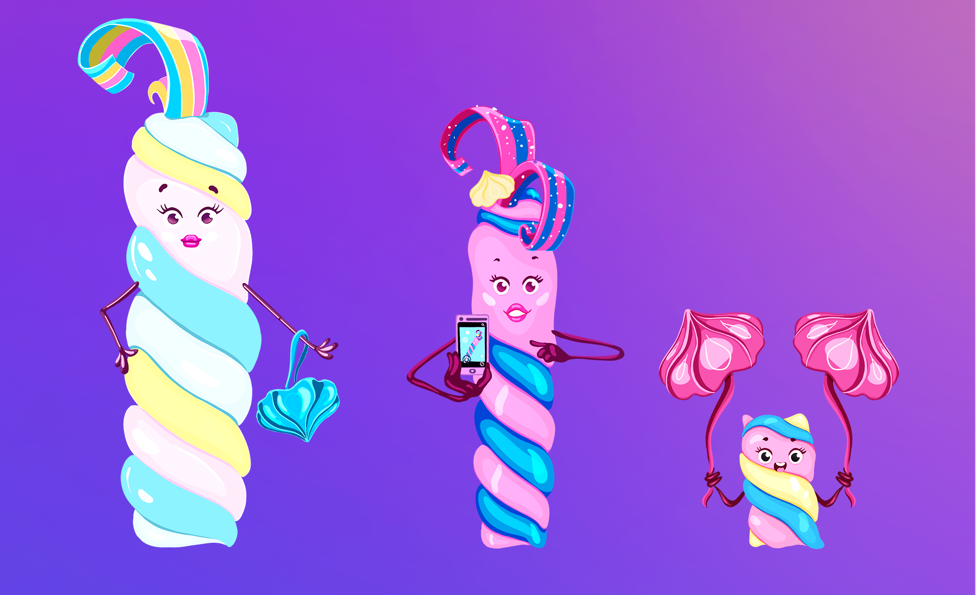 Концептуальный проект зефира «Holiday Taste». — Изображение №10 — Брендинг, Иллюстрация на Dprofile