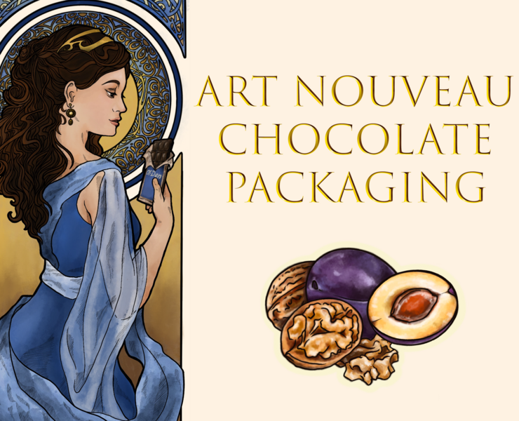 Chocolate packaging (art nouveau) на Dprofile