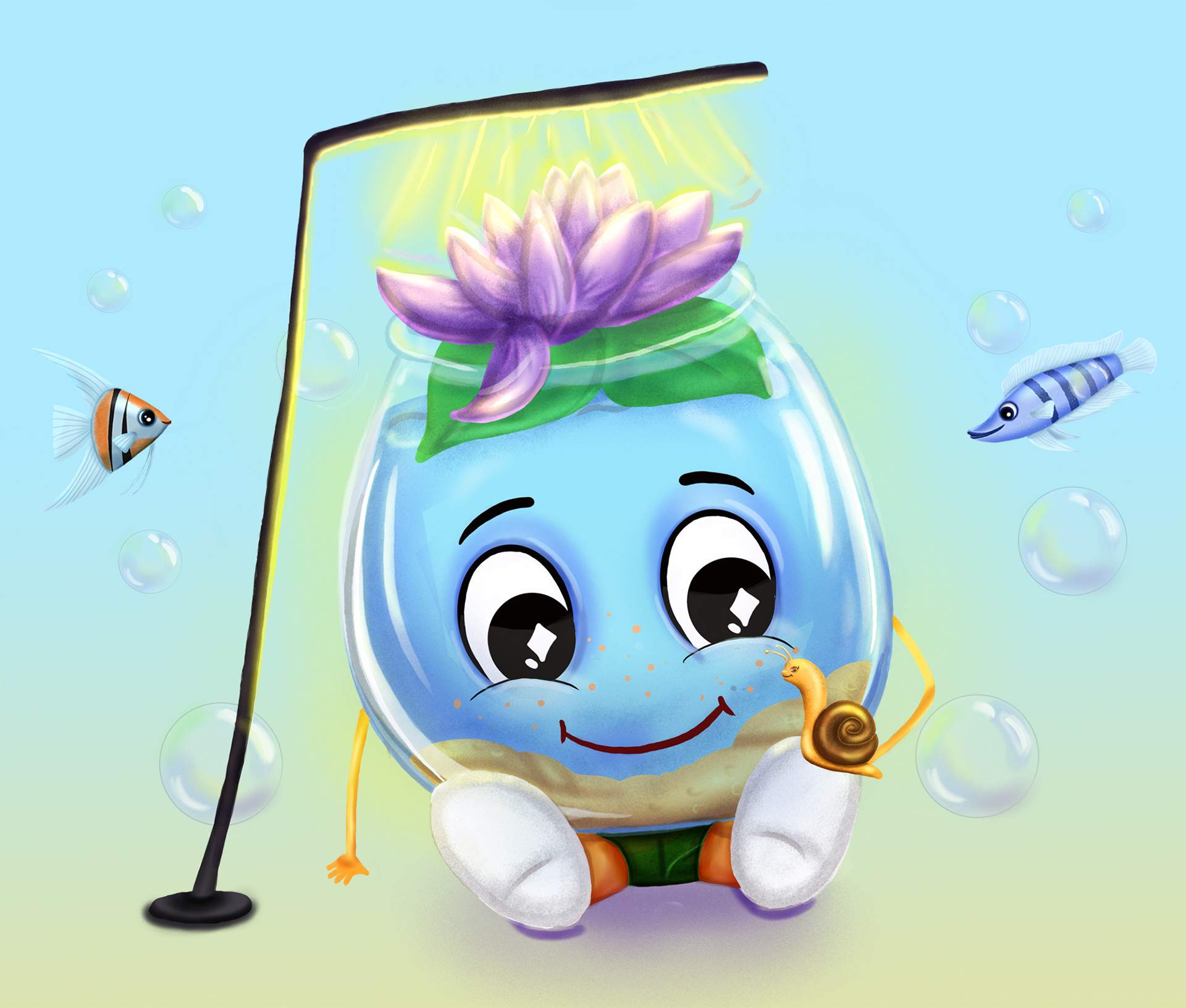 Character design for aquarium store — Изображение №15 — Иллюстрация, Маркетинг на Dprofile