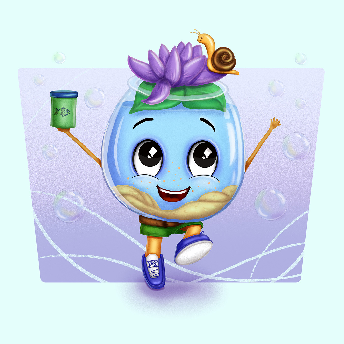 Character design for aquarium store — Изображение №17 — Иллюстрация, Маркетинг на Dprofile