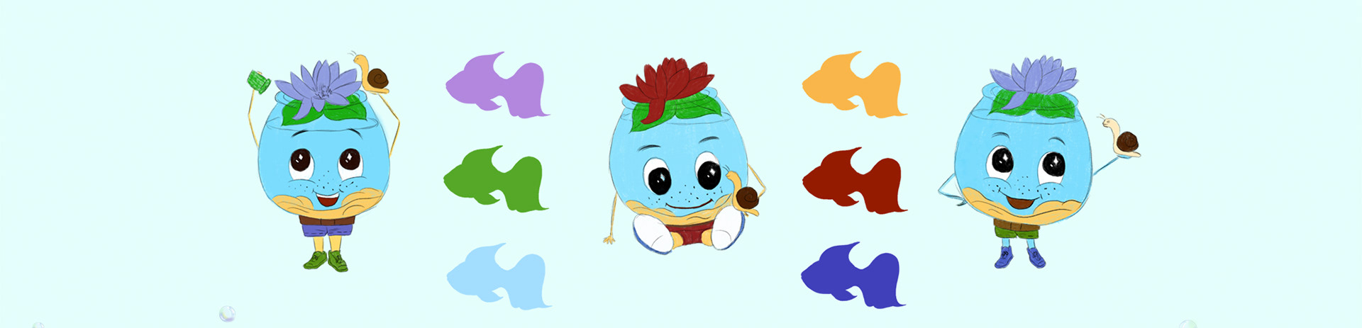 Character design for aquarium store — Изображение №9 — Иллюстрация, Маркетинг на Dprofile