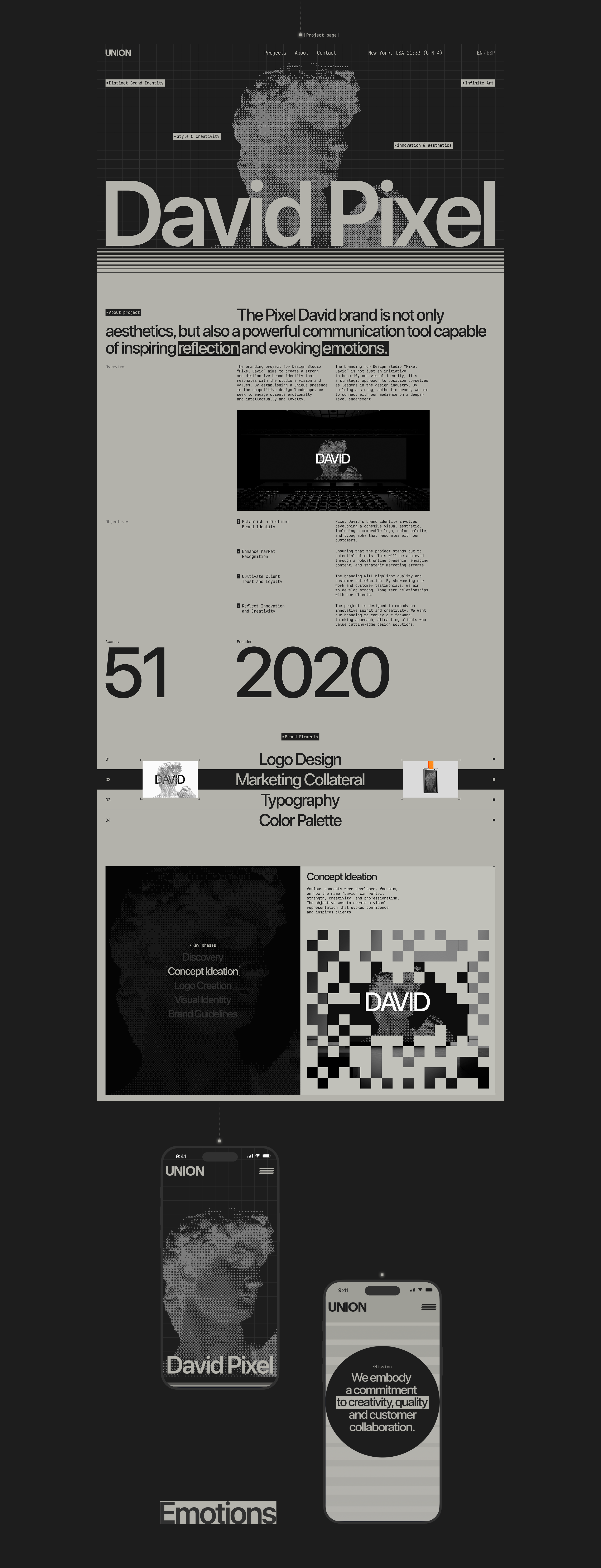 UNION | Digital studio — Изображение №10 — Интерфейсы, Графика на Dprofile