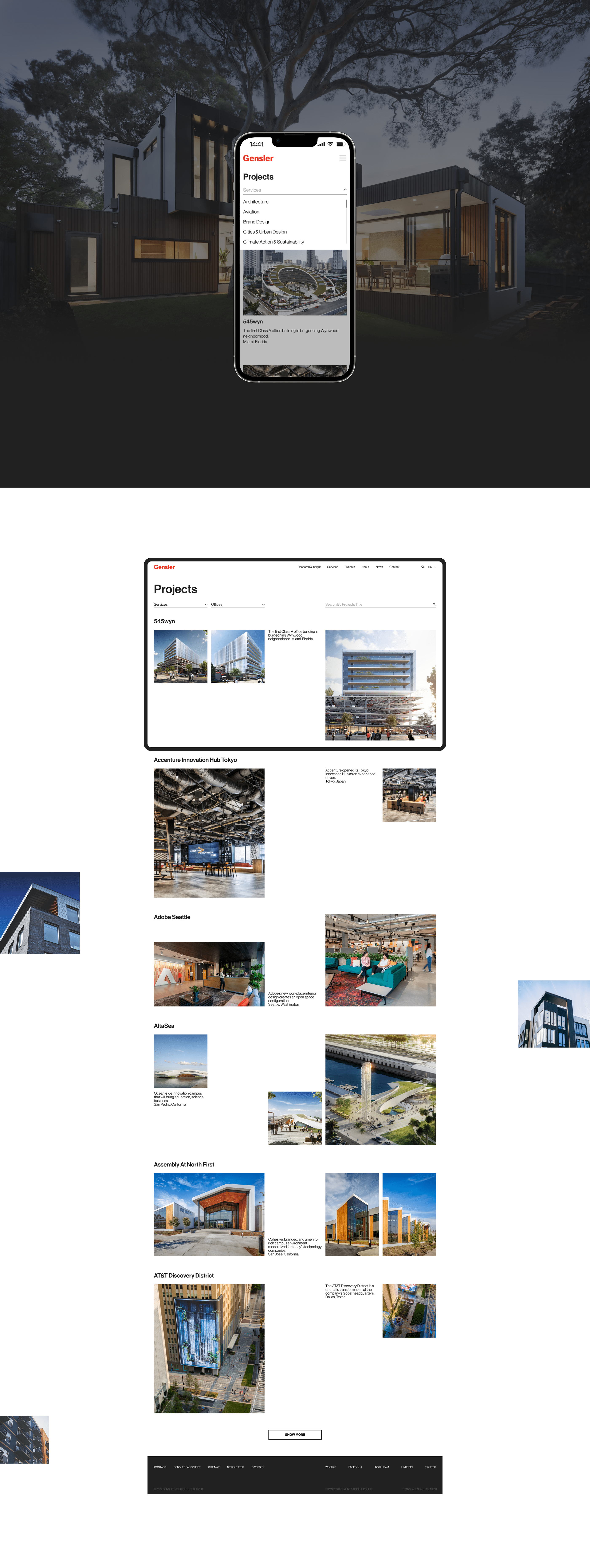 Gensler | Corporative Website — Изображение №5 — Интерфейсы на Dprofile
