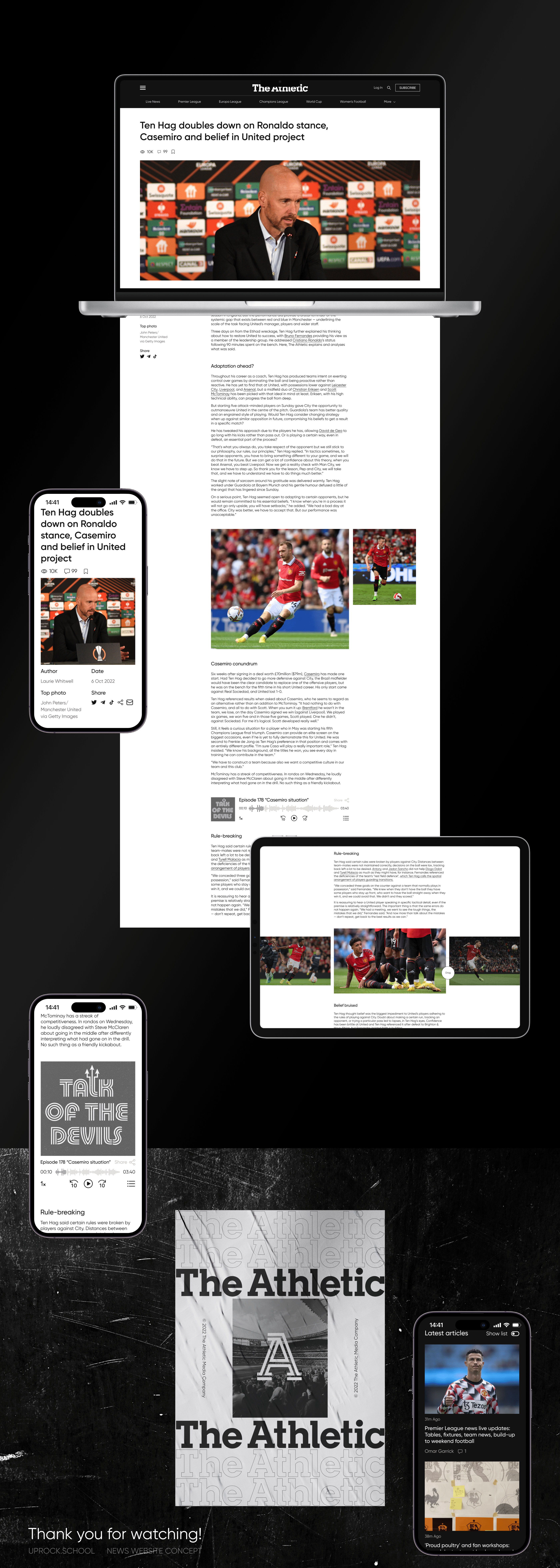 The Athletic | News Website — Изображение №6 — Интерфейсы на Dprofile