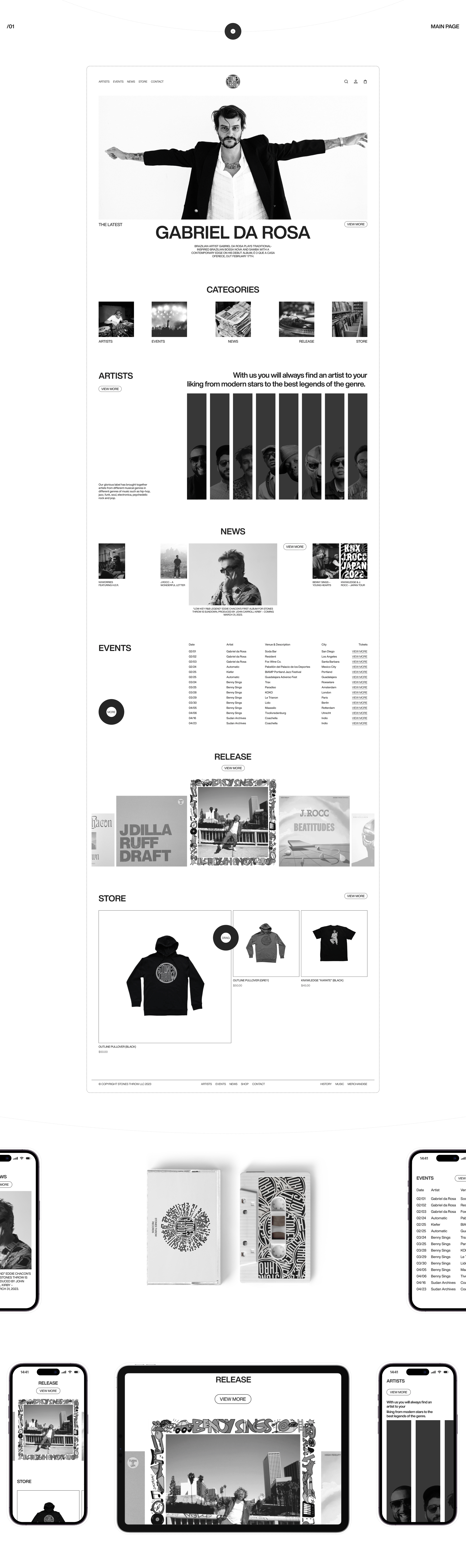 Stones Throw Records | Independent record label — Изображение №3 — Интерфейсы на Dprofile