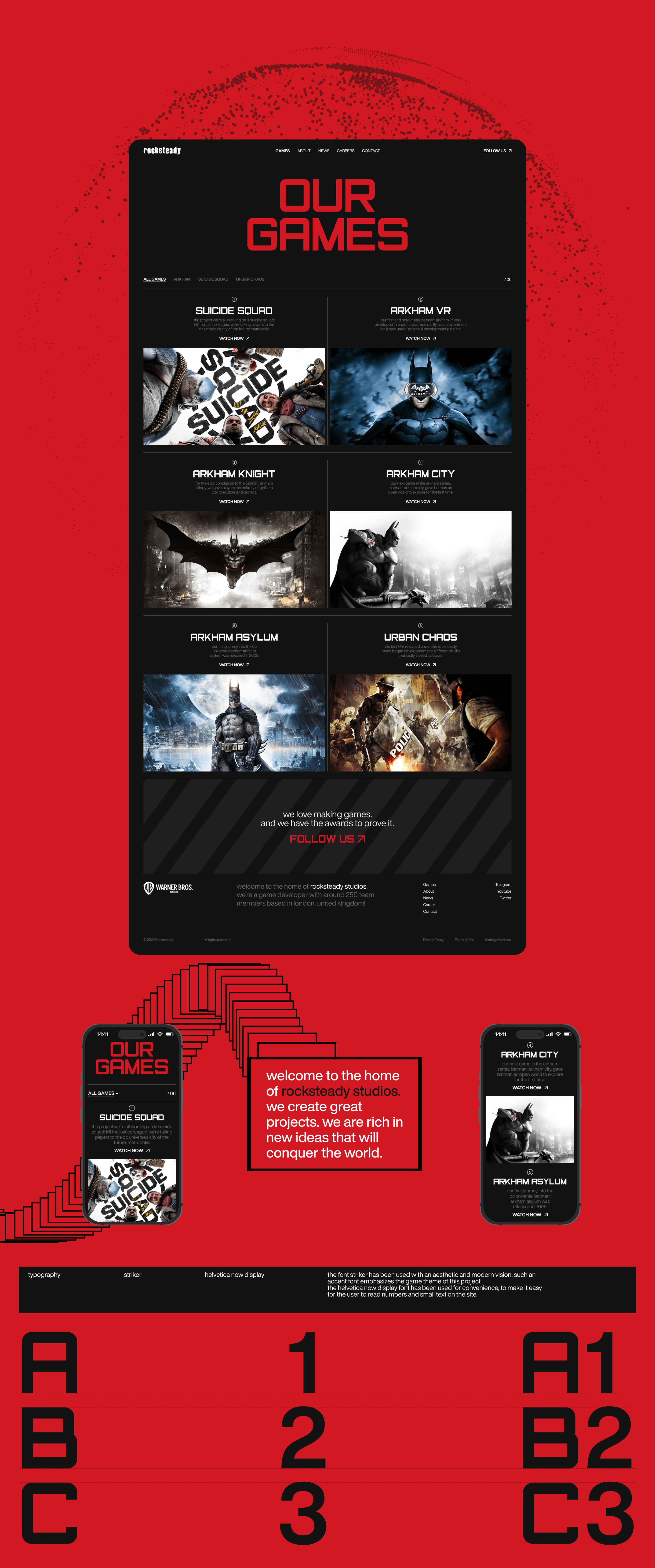 Rocksteady Studios | Game Developer — Изображение №3 — Интерфейсы на Dprofile