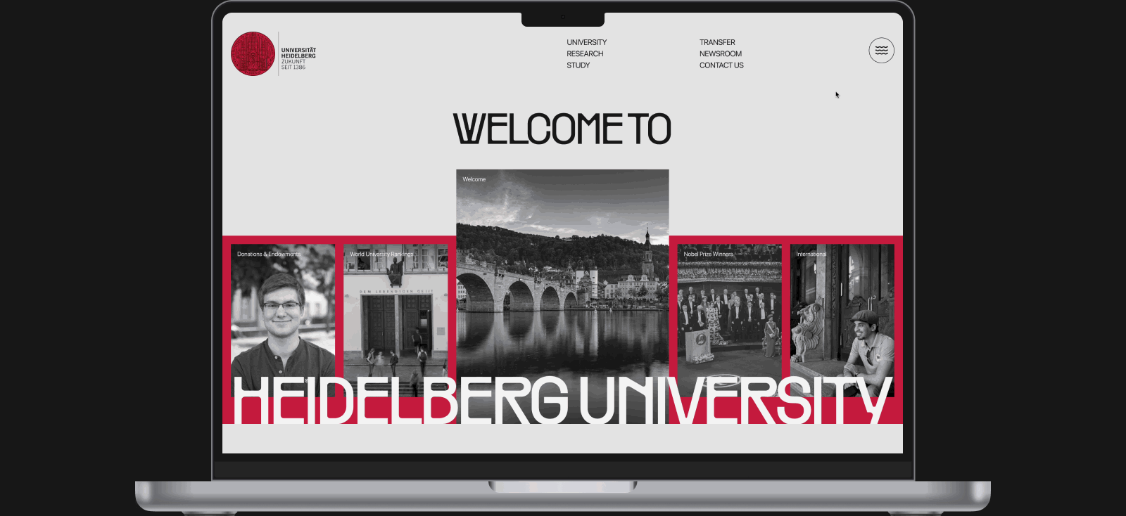 Heidelberg University | Redesign concept — Изображение №3 — Интерфейсы на Dprofile