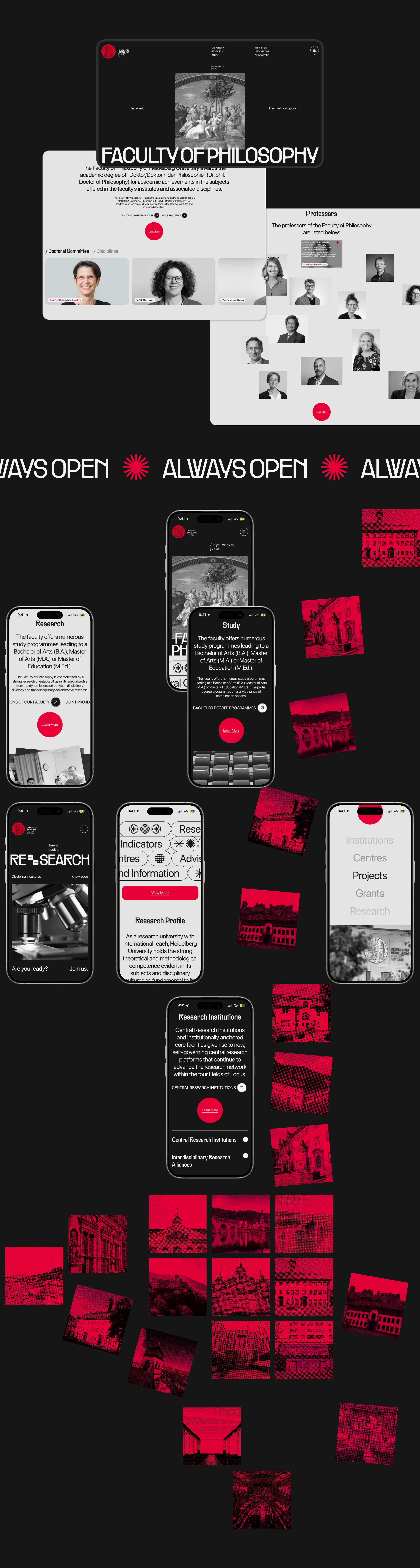 Heidelberg University | Redesign concept — Изображение №8 — Интерфейсы на Dprofile