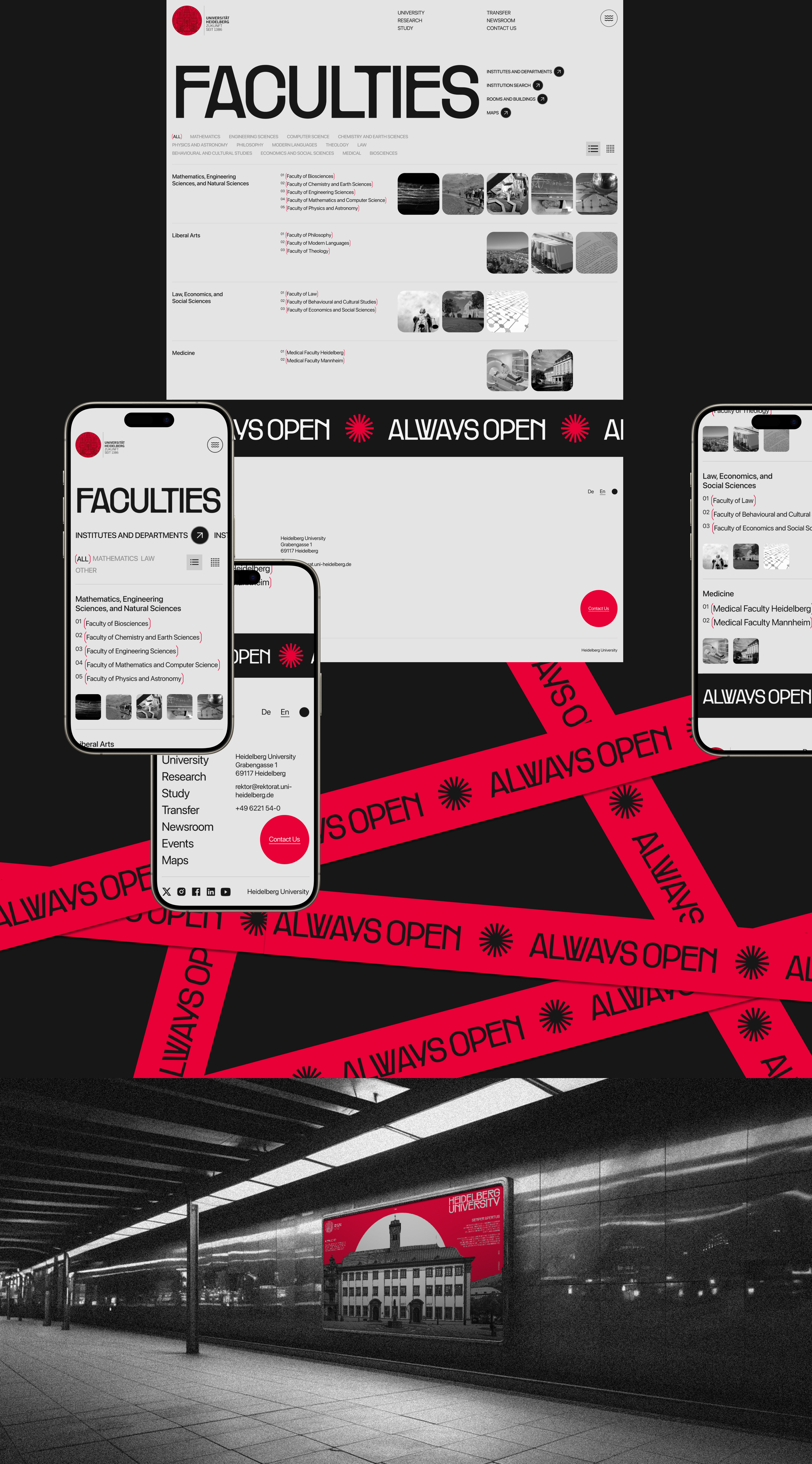 Heidelberg University | Redesign concept — Изображение №7 — Интерфейсы на Dprofile