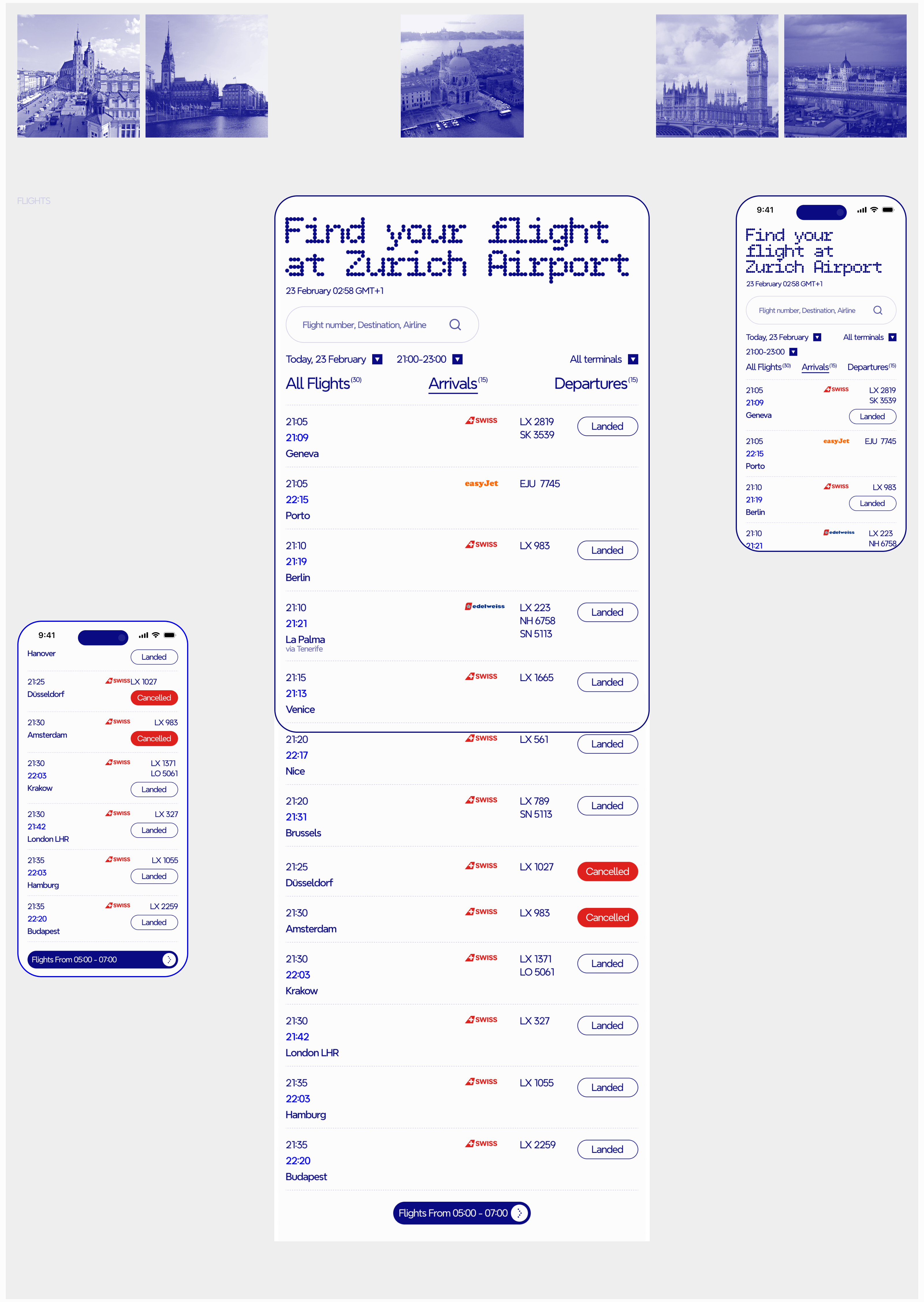 Zurich Airport | Redesign concept — Изображение №8 — Интерфейсы, Брендинг на Dprofile