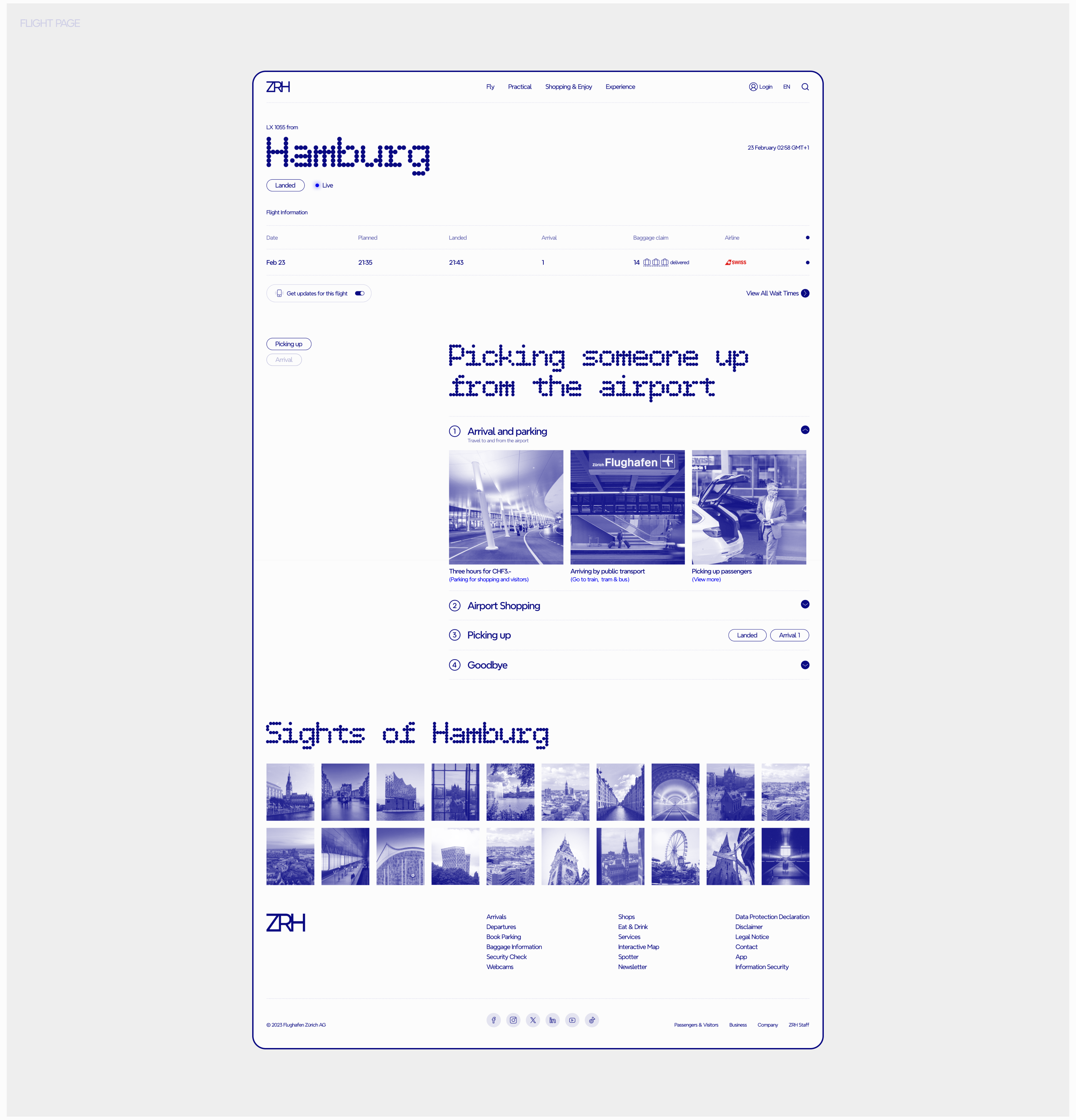 Zurich Airport | Redesign concept — Изображение №10 — Интерфейсы, Брендинг на Dprofile