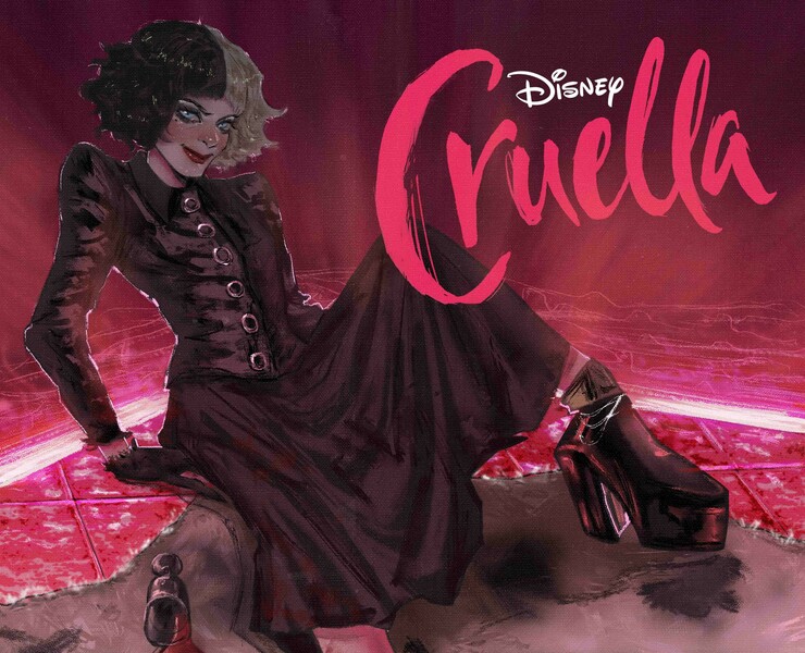 Фан-постер к фильму Cruella — Иллюстрация, Графика на Dprofile