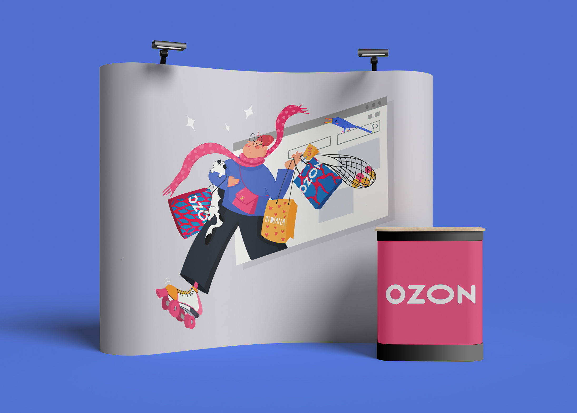 ИЛЛЮСТРАЦИИ ДЛЯ OZON — Изображение №8 — Брендинг, Иллюстрация на Dprofile