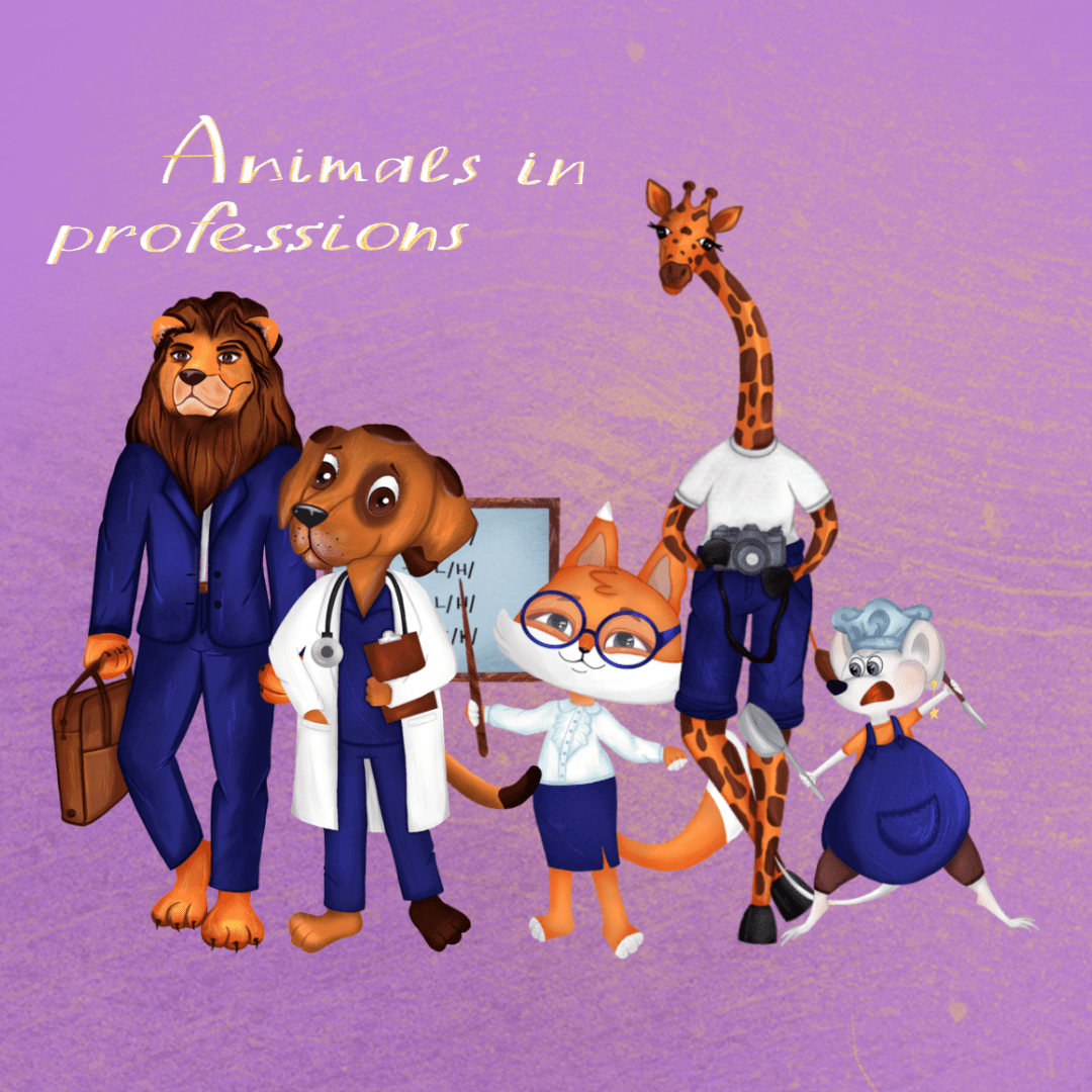 Антропоморфные животные "Профессии" — Изображение №1 — Иллюстрация на Dprofile
