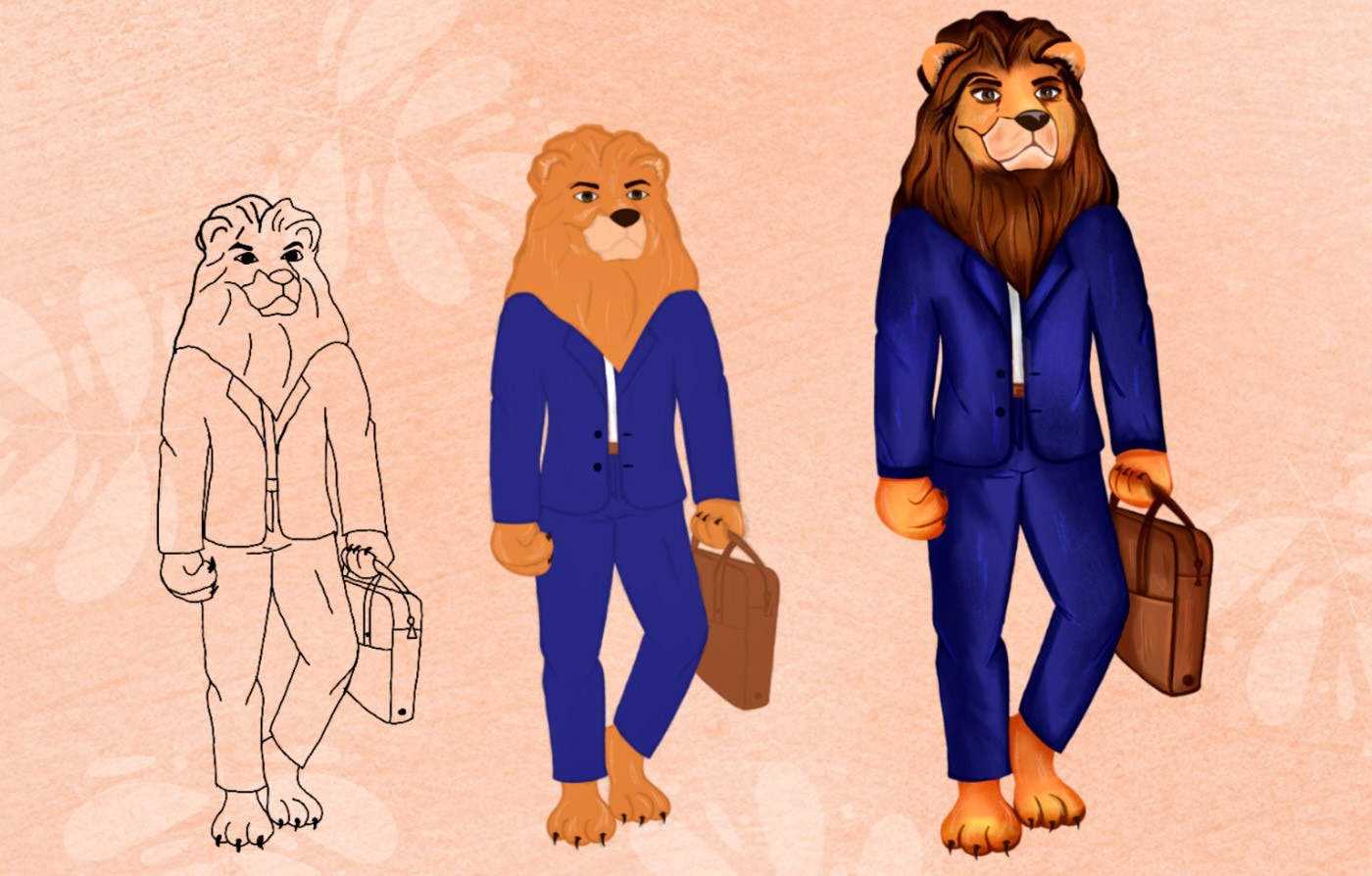 Антропоморфные животные "Профессии" — Изображение №3 — Иллюстрация на Dprofile