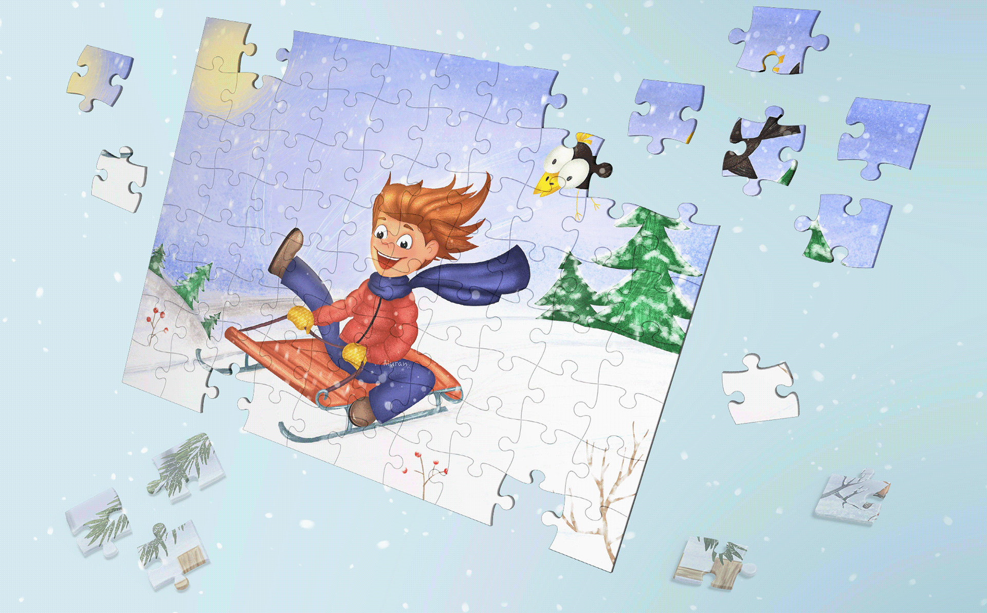 Пазлы "Простоквашино" — Изображение №3 — Иллюстрация на Dprofile