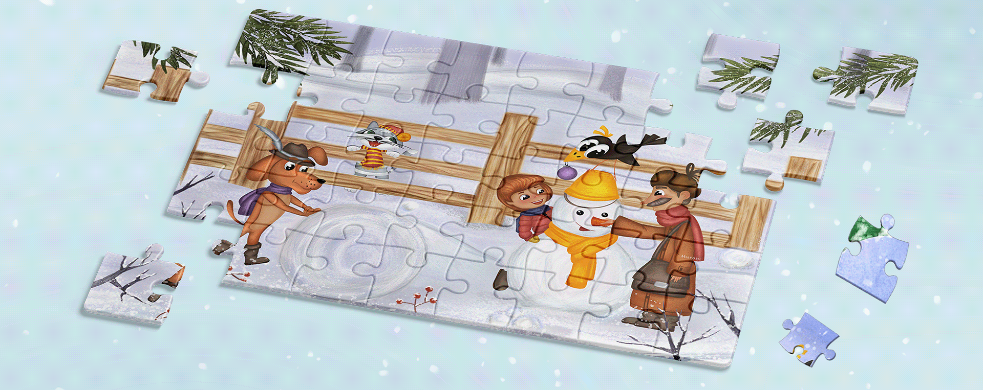 Пазлы "Простоквашино" — Изображение №7 — Иллюстрация на Dprofile