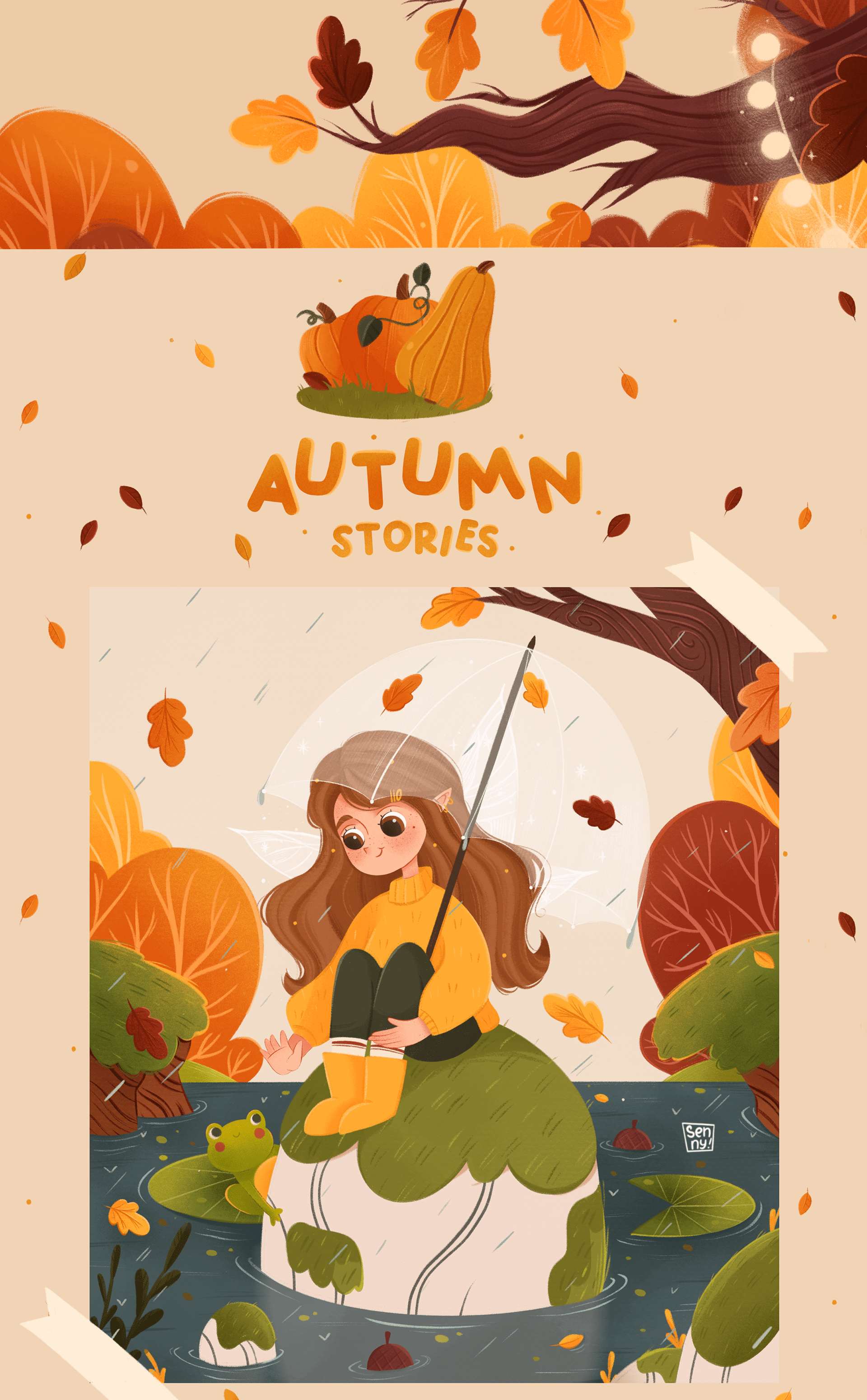 CHILDREN'S BOOK ILLUSTRATION | MAGIC FOREST — Изображение №1 — Иллюстрация на Dprofile