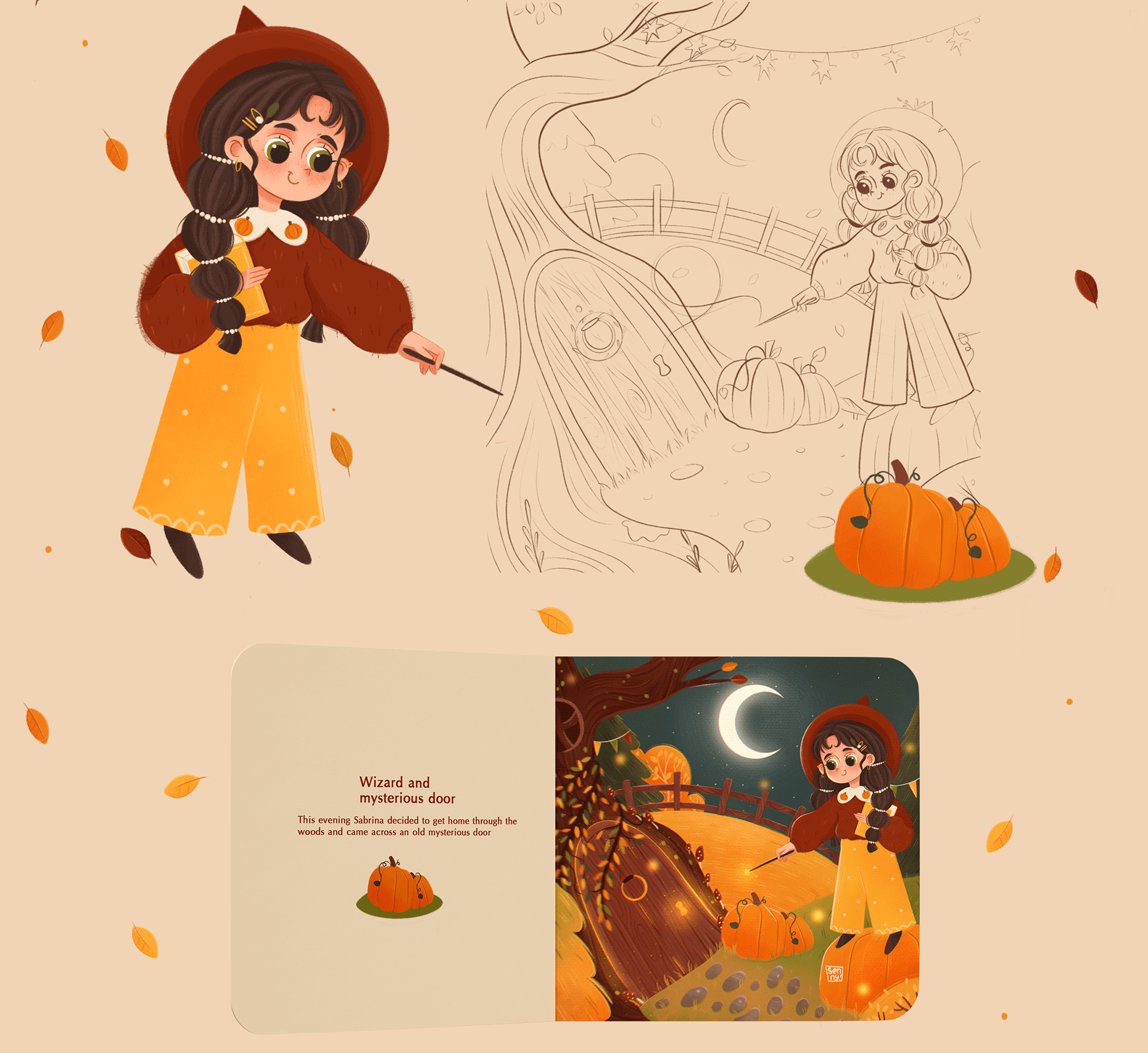 CHILDREN'S BOOK ILLUSTRATION | MAGIC FOREST — Изображение №13 — Иллюстрация на Dprofile
