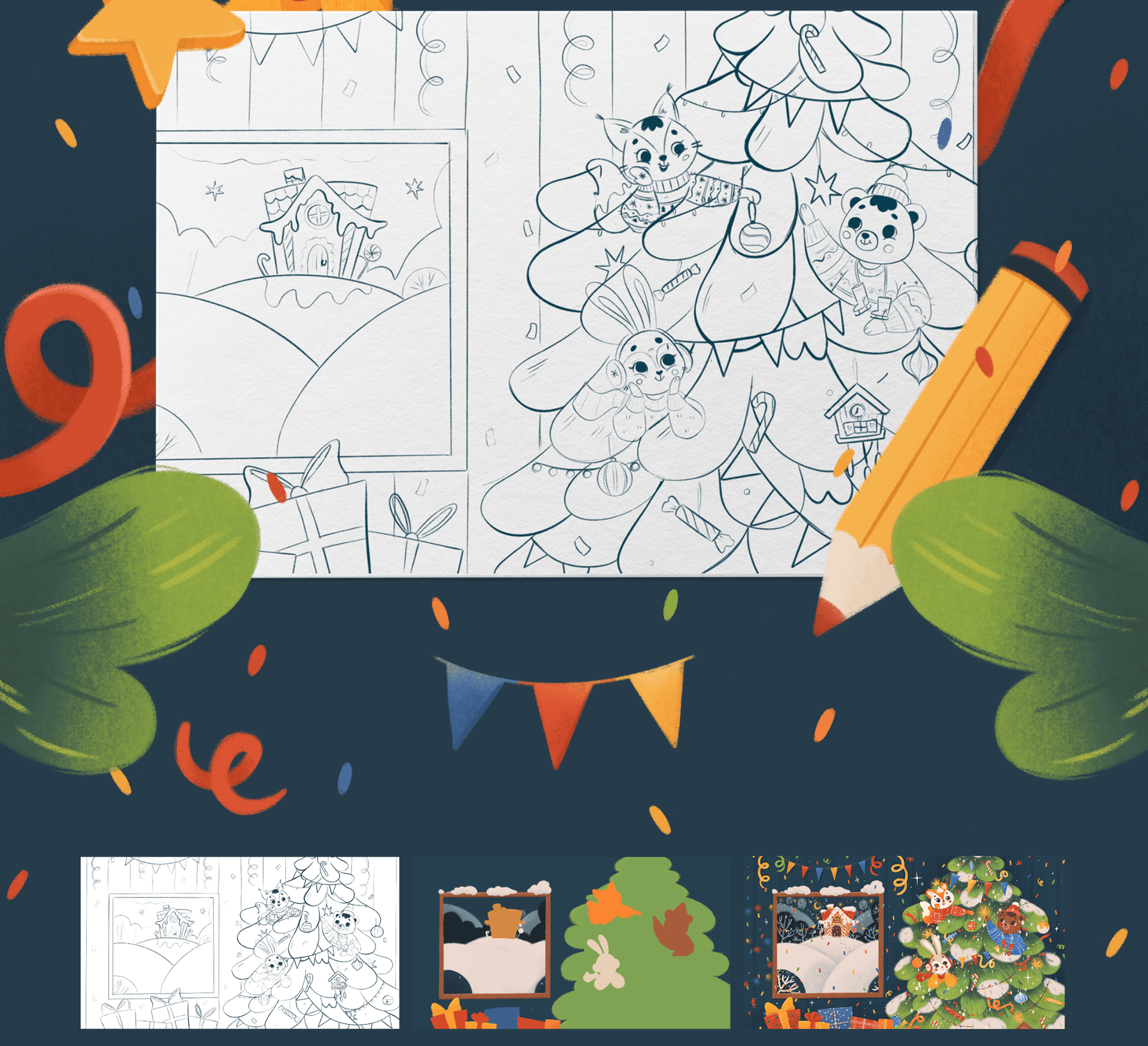 SWEETS PACKAGING. CHILDREN ILLUSTRATION. — Изображение №2 — Иллюстрация на Dprofile