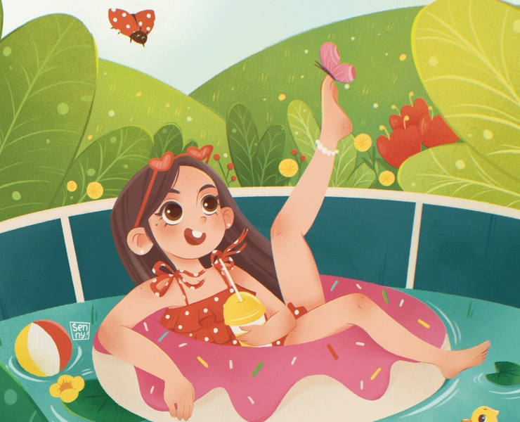 BOOK COVER DESIGN | CHILDREN ILLUSTRATION — Иллюстрация на Dprofile